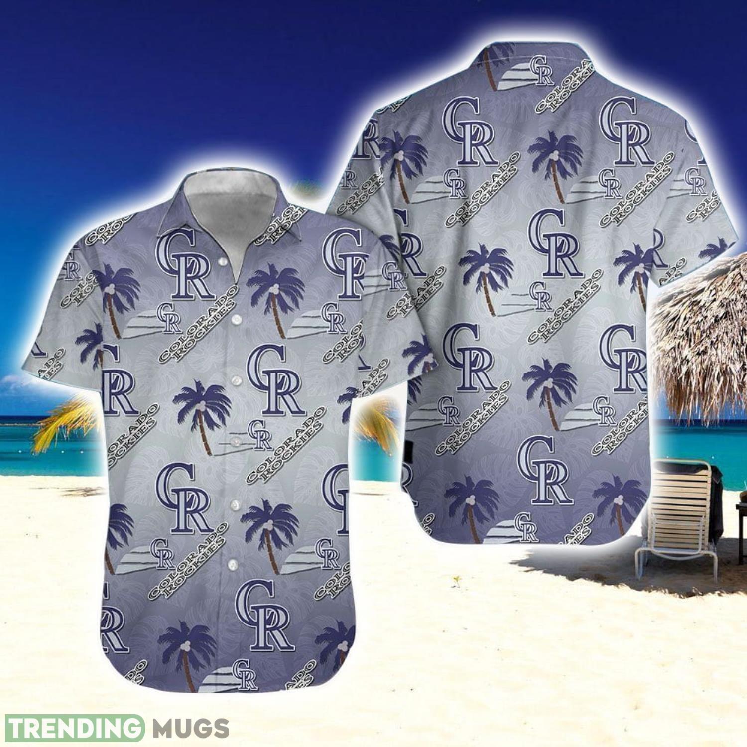 Colorado Rockies Coconut Pattern 3D Hawaiian Shirt Aloha Shirt For Summer Gift Product Photo 1 Colorado Rockies Coconut Pattern 3D Hawaiian Shirt Aloha Shirt For Summer Gift Product Photo 1