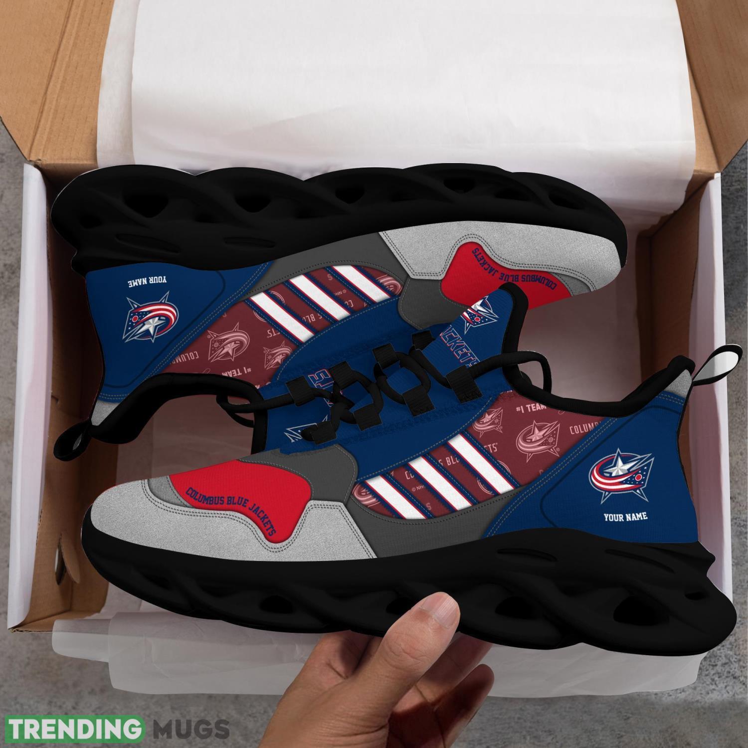 Columbus Blue Jackets Snaekers Clunky Max Soul Shoes Men Women Shoes Max Soul Columbus Blue Jackets Snaekers Clunky Max Soul Shoes Men Women Shoes Max Soul