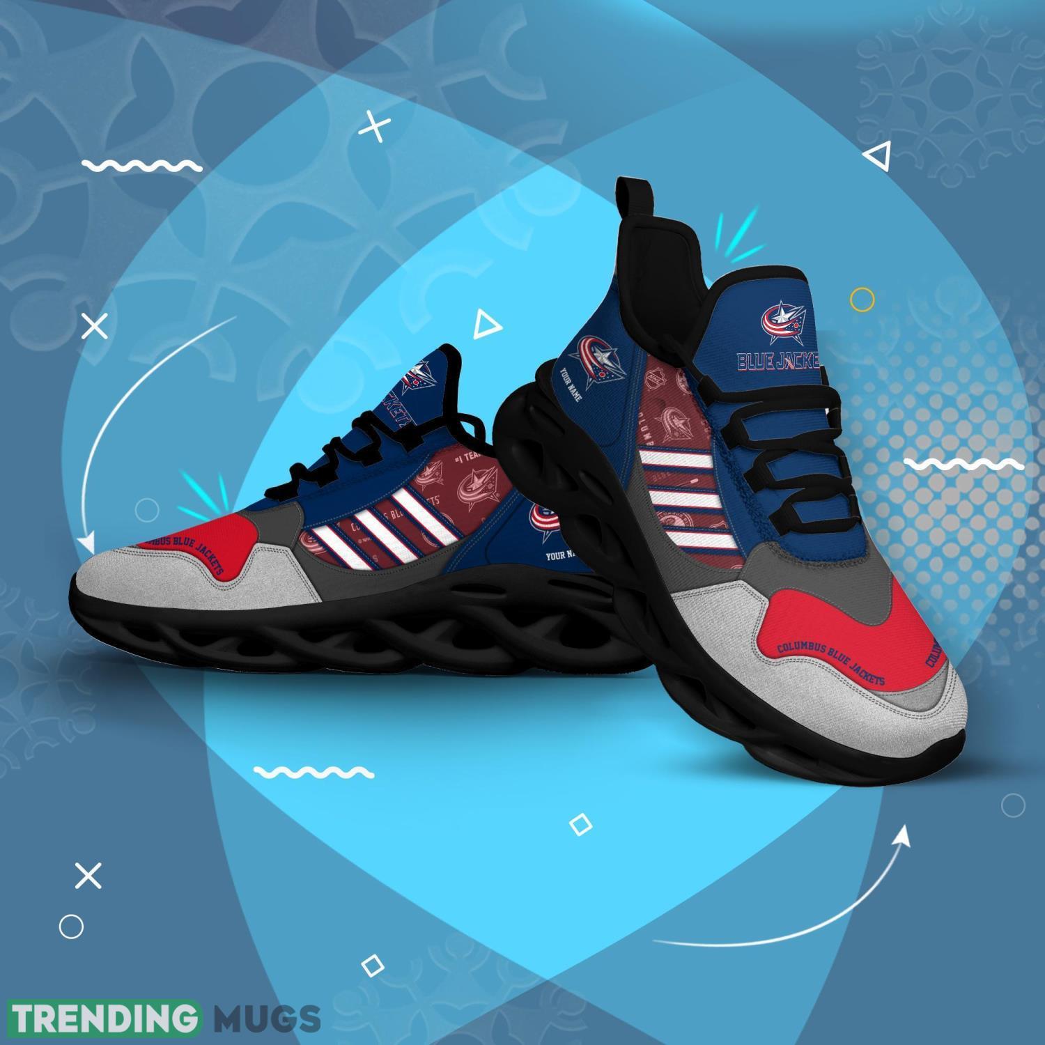 Columbus Blue Jackets Snaekers Clunky Max Soul Shoes Men Women Shoes Max Soul Columbus Blue Jackets Snaekers Clunky Max Soul Shoes Men Women Shoes Max Soul