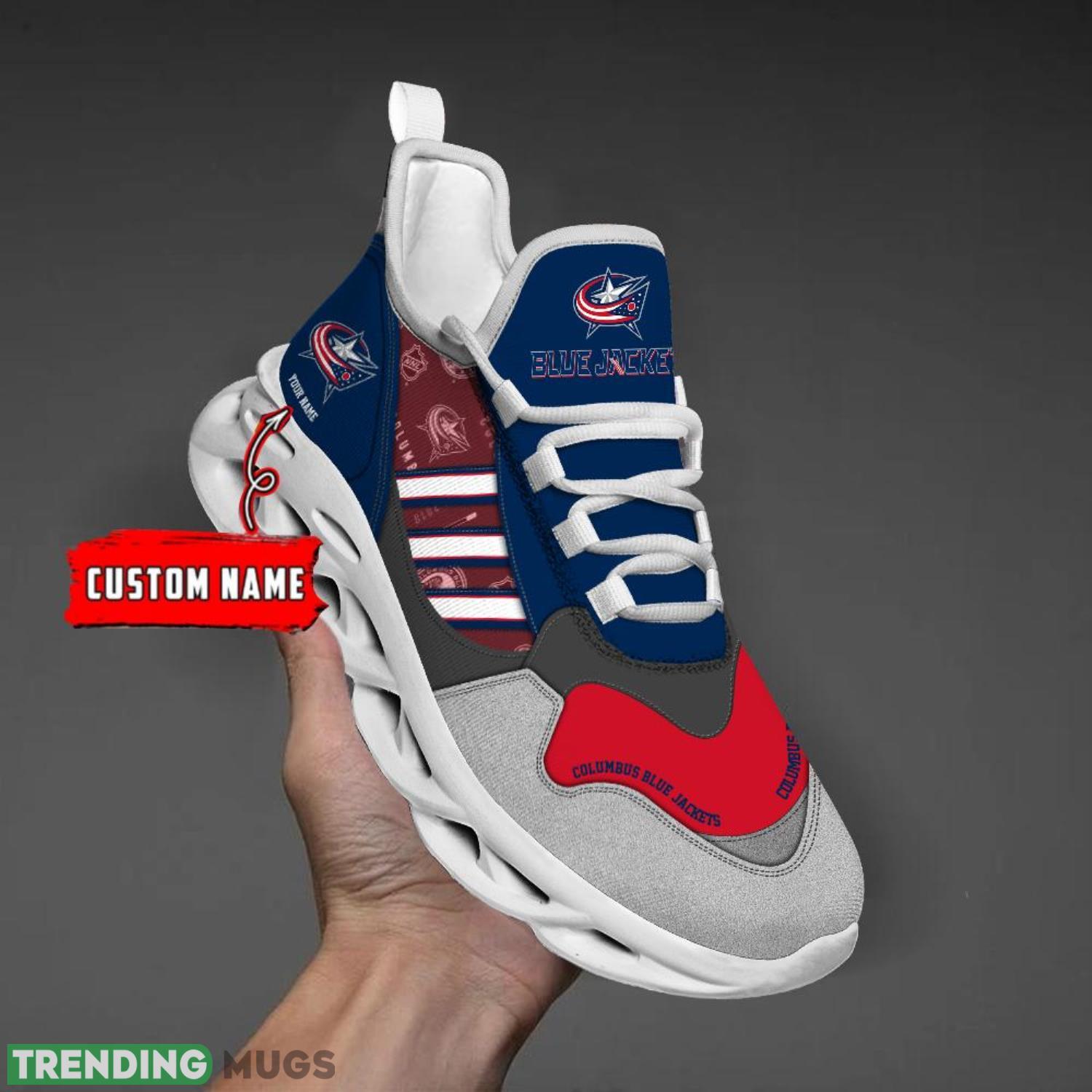 Columbus Blue Jackets Snaekers Clunky Max Soul Shoes Men Women Shoes Product Photo 1 Columbus Blue Jackets Snaekers Clunky Max Soul Shoes Men Women Shoes Product Photo 1