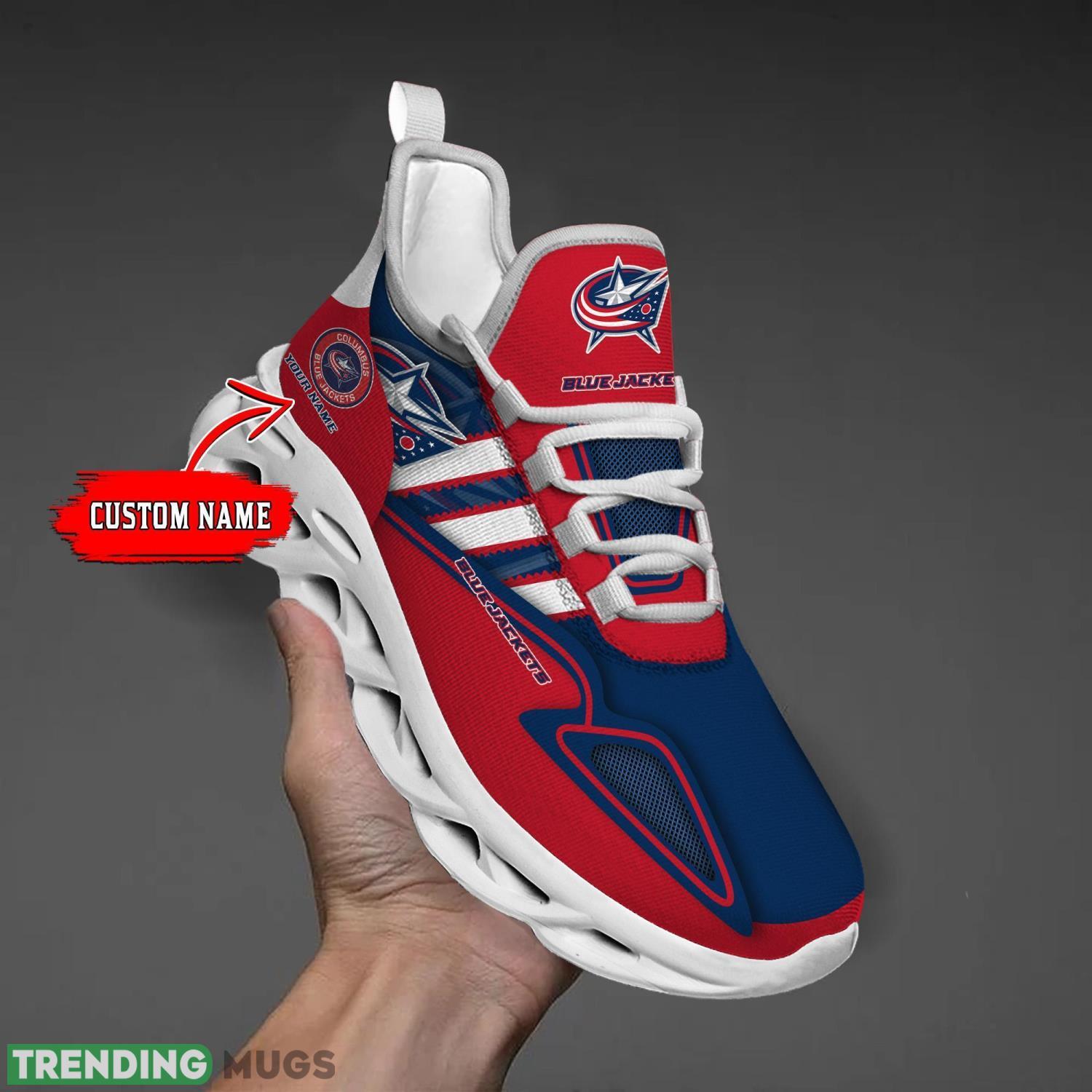 Columbus Blue Jackets Sport Team Sneakers Clunky Max Soul Shoes Product Photo 1 Columbus Blue Jackets Sport Team Sneakers Clunky Max Soul Shoes Product Photo 1