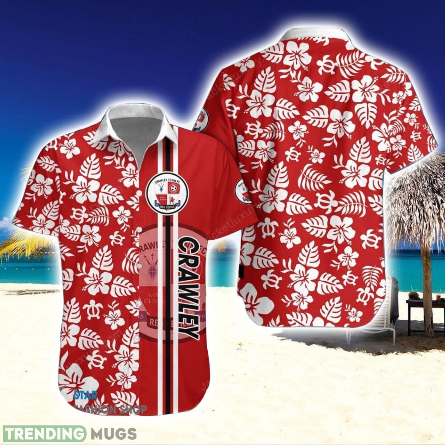 Crawley Town Flower And Turtle Pattern Hawaiian Shirt Beach Lover Gift Product Photo 1 Crawley Town Flower And Turtle Pattern Hawaiian Shirt Beach Lover Gift Product Photo 1