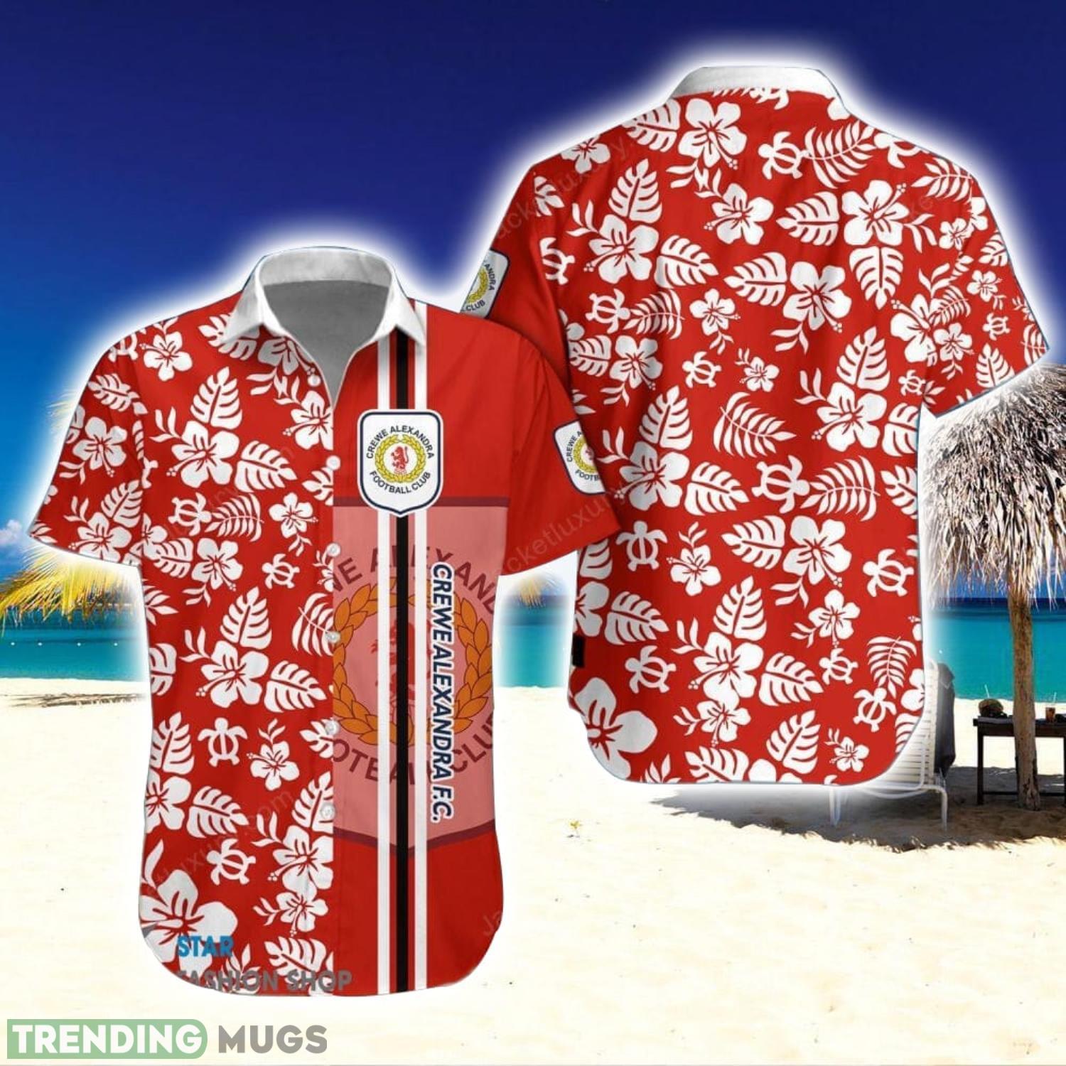 Crewe Alexandra Flower And Turtle Pattern Hawaiian Shirt Beach Lover Gift Product Photo 1 Crewe Alexandra Flower And Turtle Pattern Hawaiian Shirt Beach Lover Gift Product Photo 1