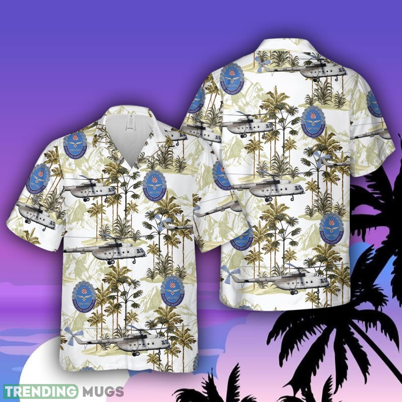 Croatian Air Force Mil Mi-8MTV-1 Hip Aloha Hawaiian Shirt Beach Gift Short Sleeve Shirt Product Photo 1 Croatian Air Force Mil Mi-8MTV-1 Hip Aloha Hawaiian Shirt Beach Gift Short Sleeve Shirt Product Photo 1
