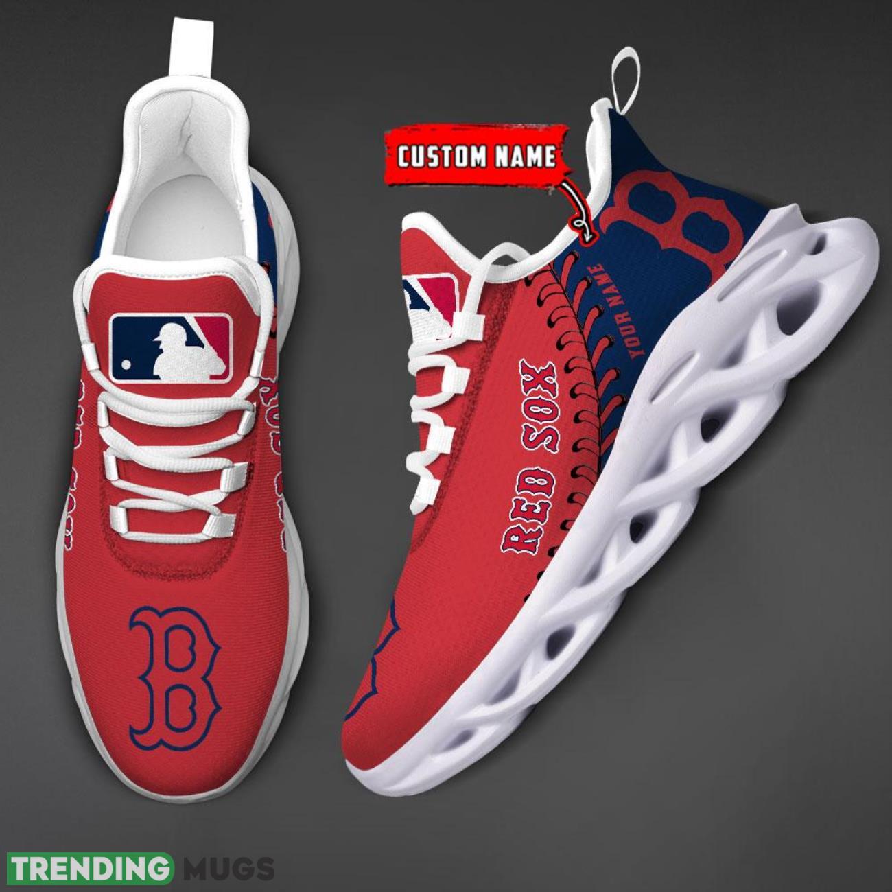 Custom Name Boston Red Sox Max Soul Shoes Chunky Sneakers Custom Name Max Soul Custom Name Boston Red Sox Max Soul Shoes Chunky Sneakers Custom Name Max Soul