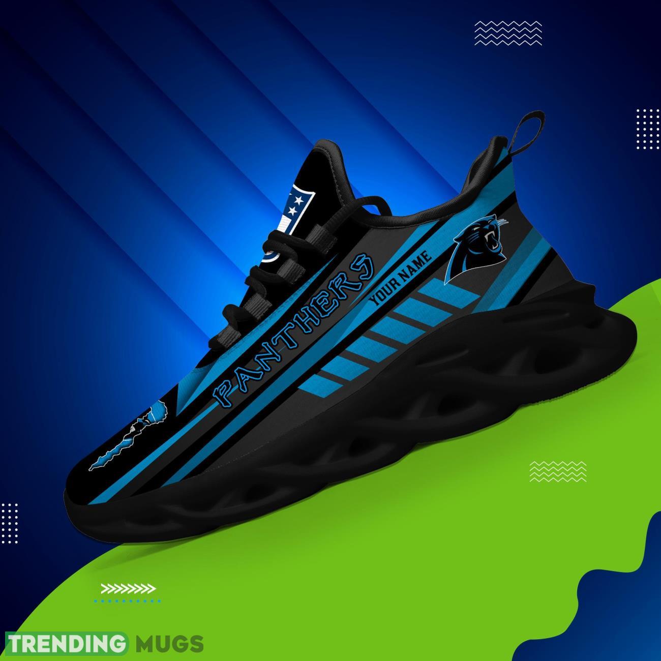 Custom Name Carolina Panthers Custom Name For Fans Max Soul Sneakers Max Soul Custom Name Carolina Panthers Custom Name For Fans Max Soul Sneakers Max Soul