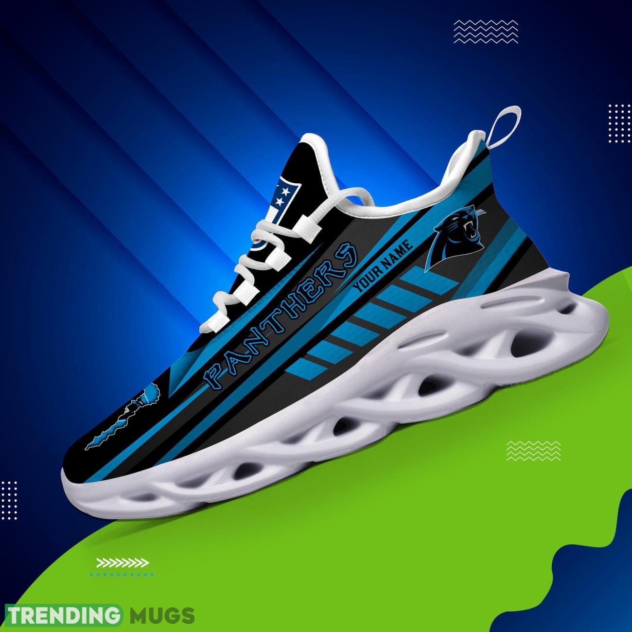 Custom Name Carolina Panthers Custom Name For Fans Max Soul Sneakers Max Soul Custom Name Carolina Panthers Custom Name For Fans Max Soul Sneakers Max Soul