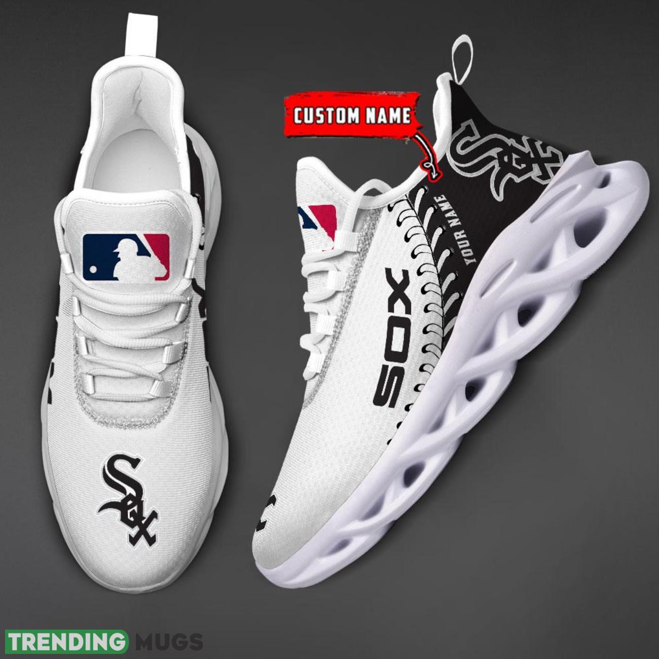 Custom Name Chicago White Sox Max Soul Shoes Chunky Sneakers Custom Name Max Soul Custom Name Chicago White Sox Max Soul Shoes Chunky Sneakers Custom Name Max Soul