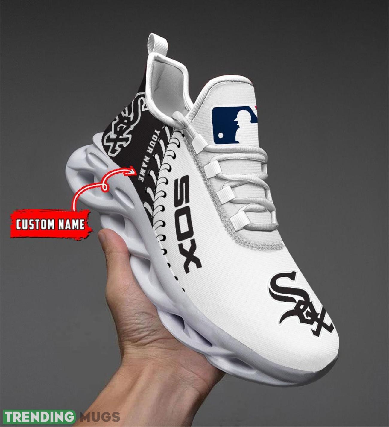 Custom Name Chicago White Sox Max Soul Shoes Chunky Sneakers Custom Name Product Photo 1 Custom Name Chicago White Sox Max Soul Shoes Chunky Sneakers Custom Name Product Photo 1