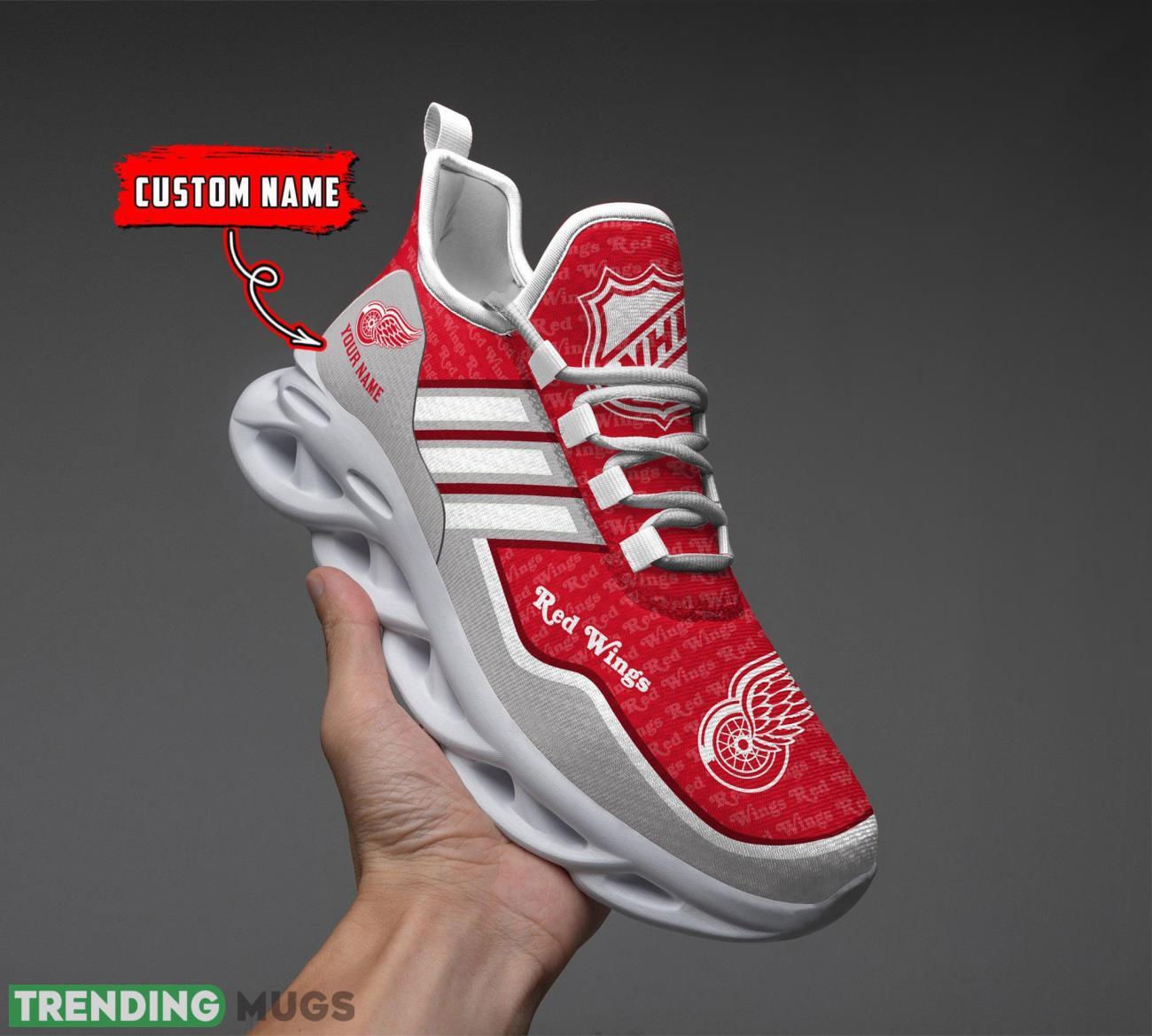 Custom Name Detroit Red Wings CAMO Personalized Gift Max Soul Shoes Max Soul Custom Name Detroit Red Wings CAMO Personalized Gift Max Soul Shoes Max Soul