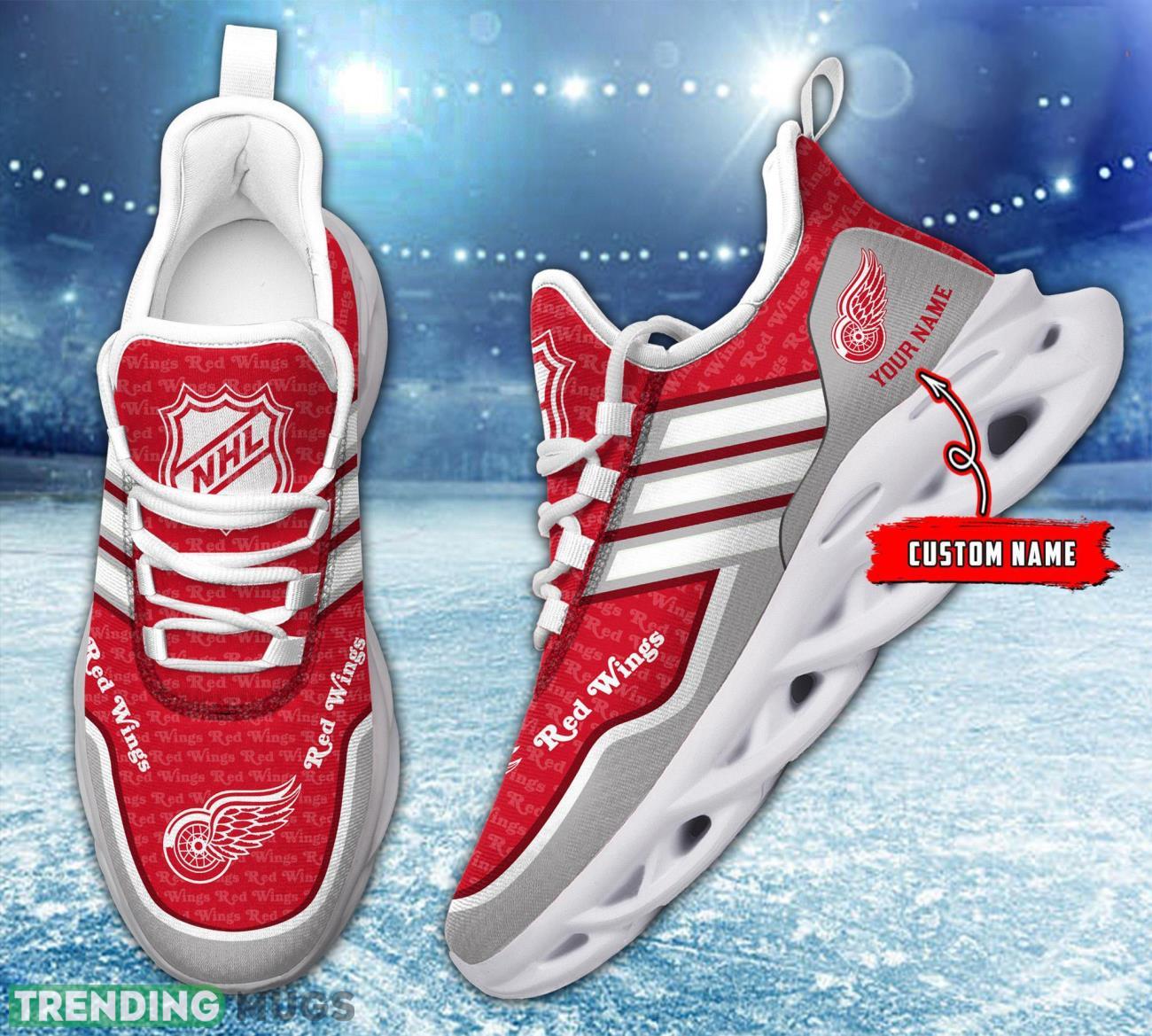 Custom Name Detroit Red Wings CAMO Personalized Gift Max Soul Shoes Product Photo 1 Custom Name Detroit Red Wings CAMO Personalized Gift Max Soul Shoes Product Photo 1