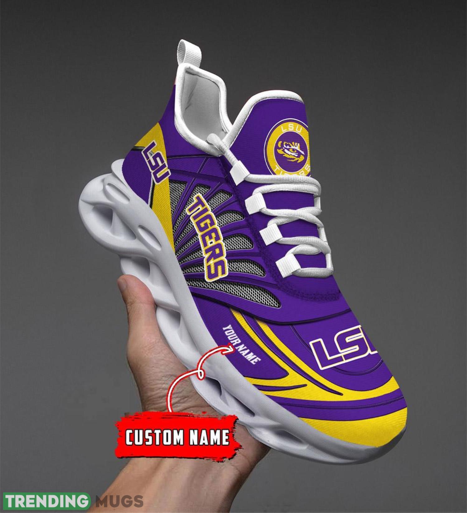 Custom Name For Fans Lsu Tigers Personalized Name Max Soul Shoes Unique Gift Max Soul Custom Name For Fans Lsu Tigers Personalized Name Max Soul Shoes Unique Gift Max Soul