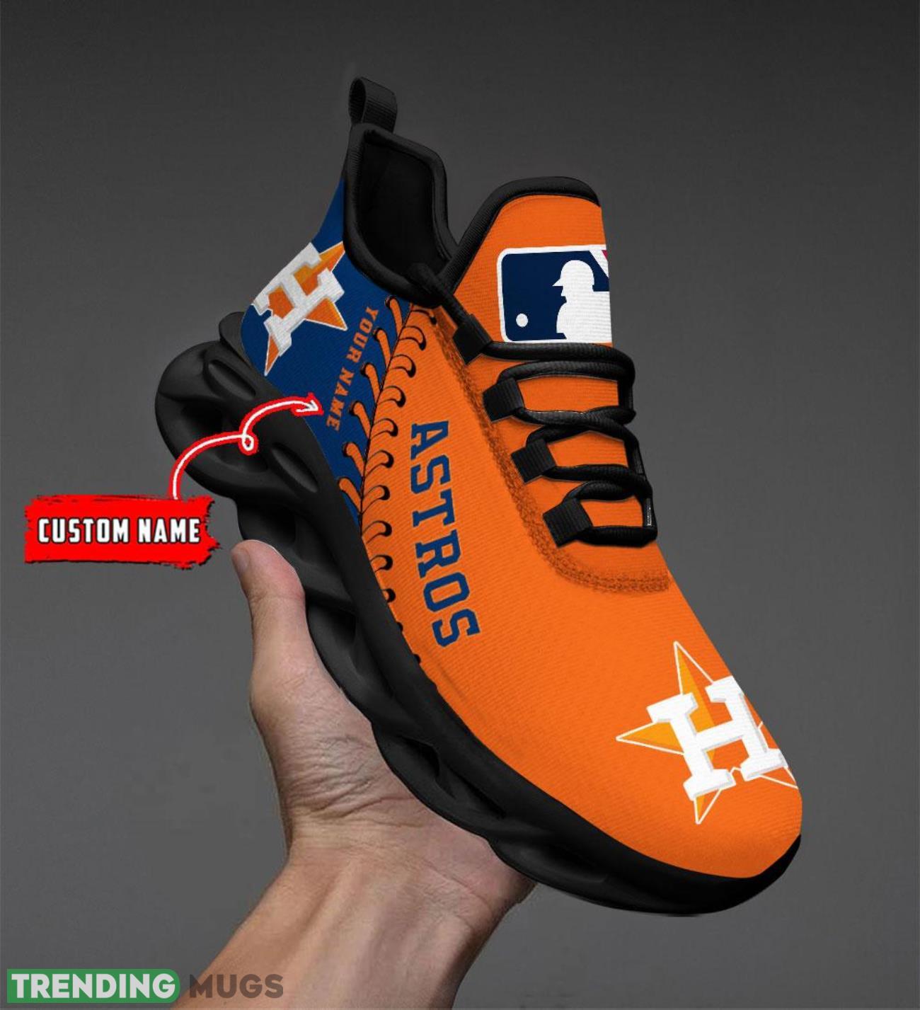Custom Name Houston Astros Max Soul Shoes Chunky Sneakers Custom Name Max Soul Custom Name Houston Astros Max Soul Shoes Chunky Sneakers Custom Name Max Soul