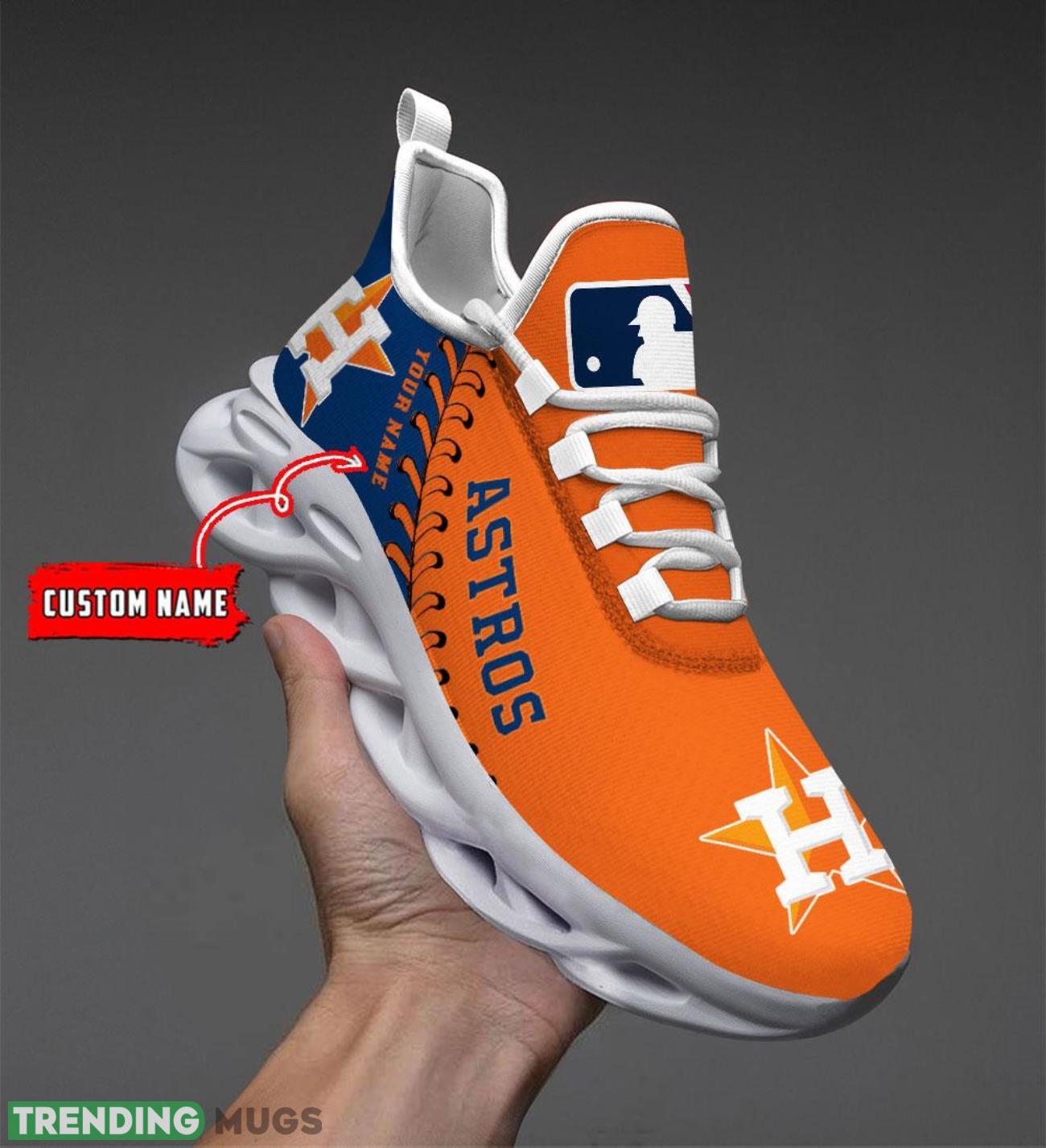 Custom Name Houston Astros Max Soul Shoes Chunky Sneakers Custom Name Max Soul Custom Name Houston Astros Max Soul Shoes Chunky Sneakers Custom Name Max Soul