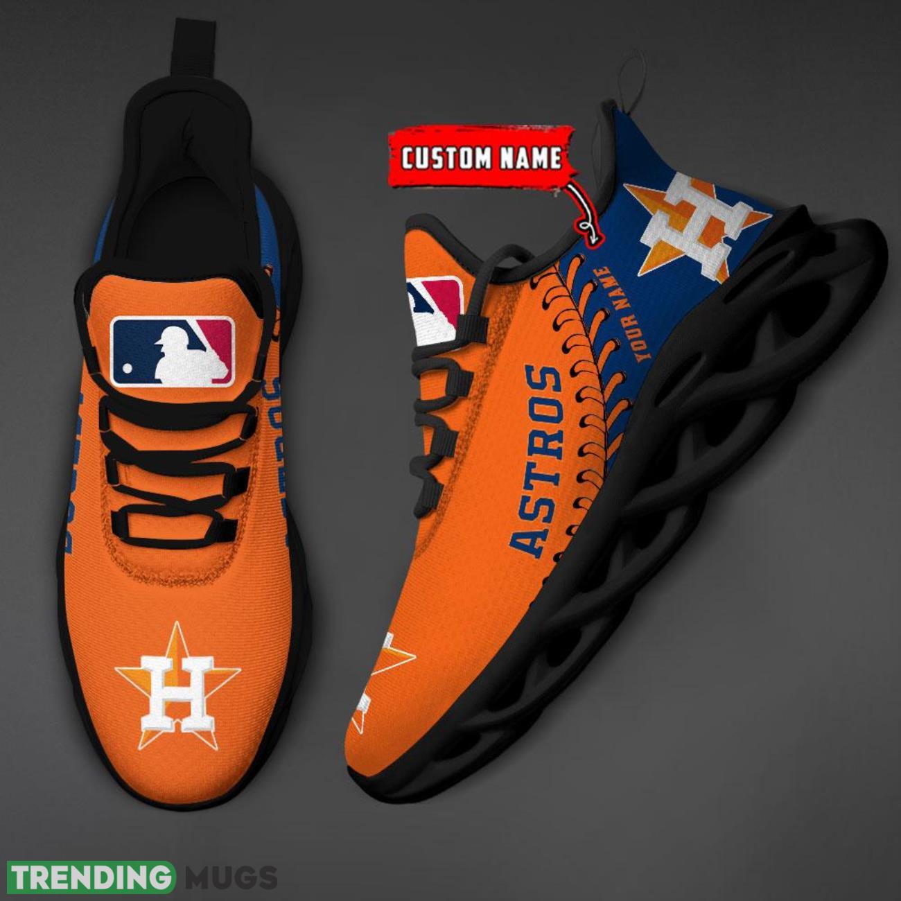 Custom Name Houston Astros Max Soul Shoes Chunky Sneakers Custom Name Max Soul Custom Name Houston Astros Max Soul Shoes Chunky Sneakers Custom Name Max Soul