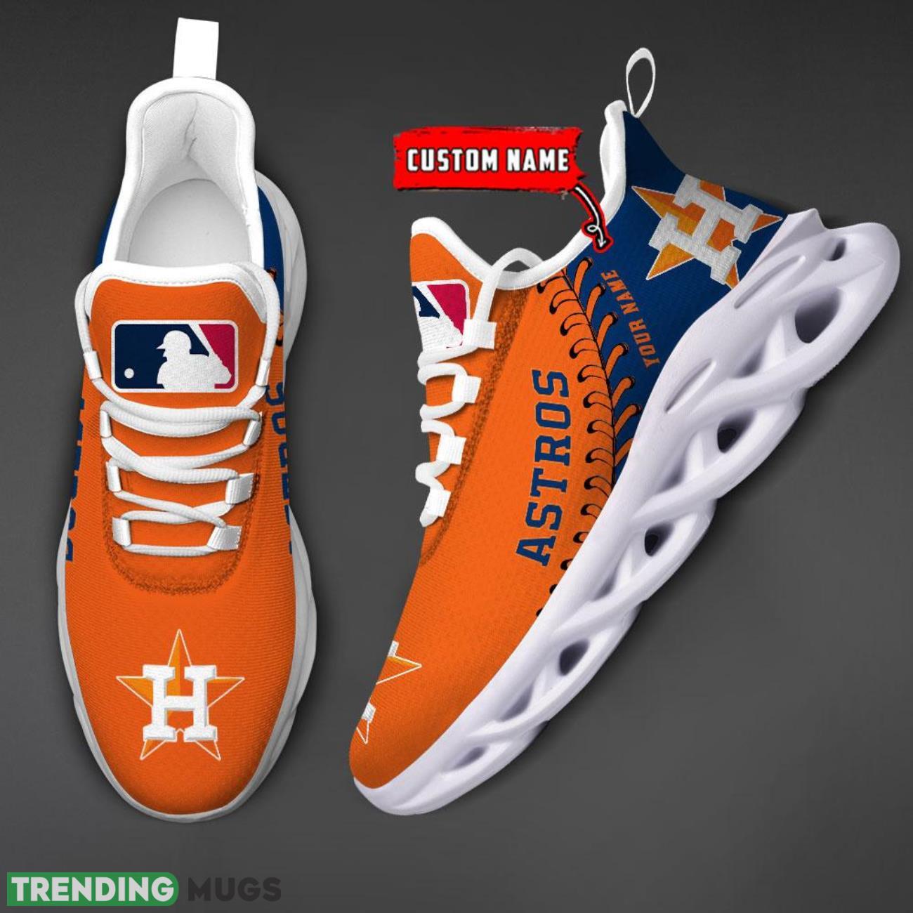 Custom Name Houston Astros Max Soul Shoes Chunky Sneakers Custom Name Max Soul Custom Name Houston Astros Max Soul Shoes Chunky Sneakers Custom Name Max Soul