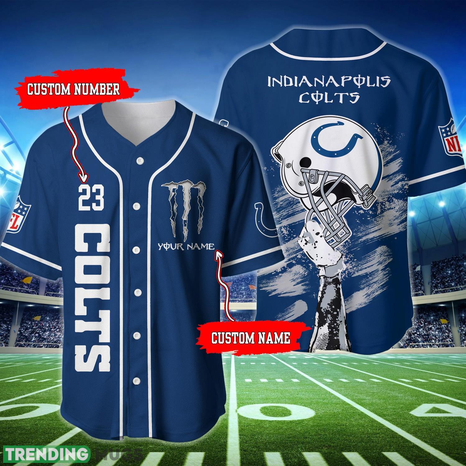 Custom Name Indianapolis Colts Baseball Jersey Shirt Team Gift For Men And Women Product Photo 1 Custom Name Indianapolis Colts Baseball Jersey Shirt Team Gift For Men And Women Product Photo 1