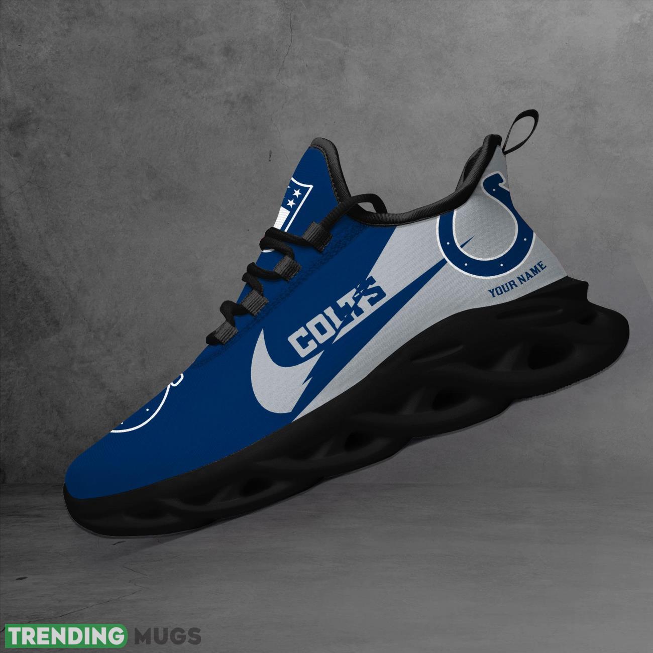 Custom Name Indianapolis Colts Max Soul Shoes Trending Sneakers For Men And Women Max Soul Custom Name Indianapolis Colts Max Soul Shoes Trending Sneakers For Men And Women Max Soul