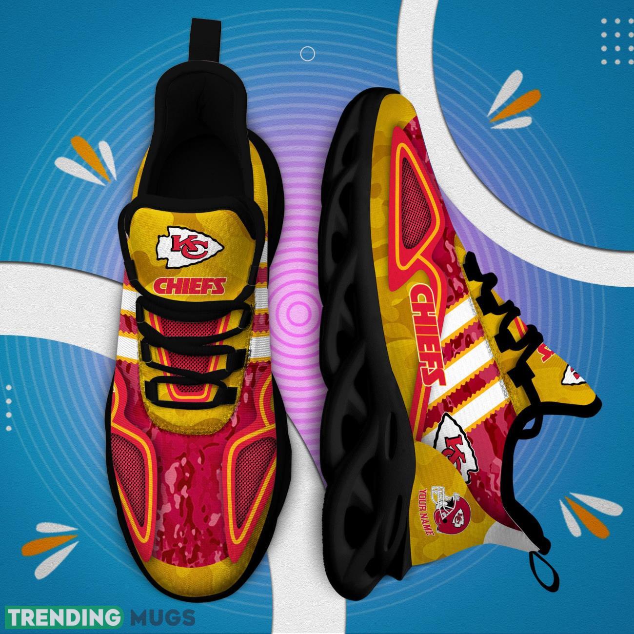 Custom Name Kansas City Chiefs Camo Pattern Lover Max Soul Shoes For Men And Women Max Soul Custom Name Kansas City Chiefs Camo Pattern Lover Max Soul Shoes For Men And Women Max Soul