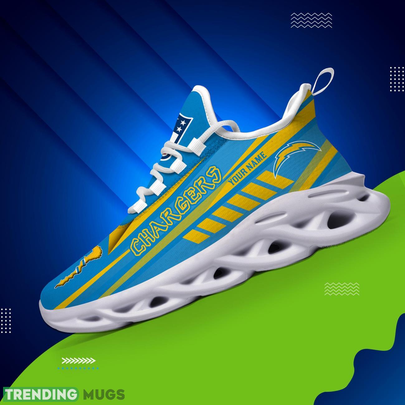 Custom Name Los Angeles Chargers Custom Name For Fans Max Soul Sneakers Max Soul Custom Name Los Angeles Chargers Custom Name For Fans Max Soul Sneakers Max Soul