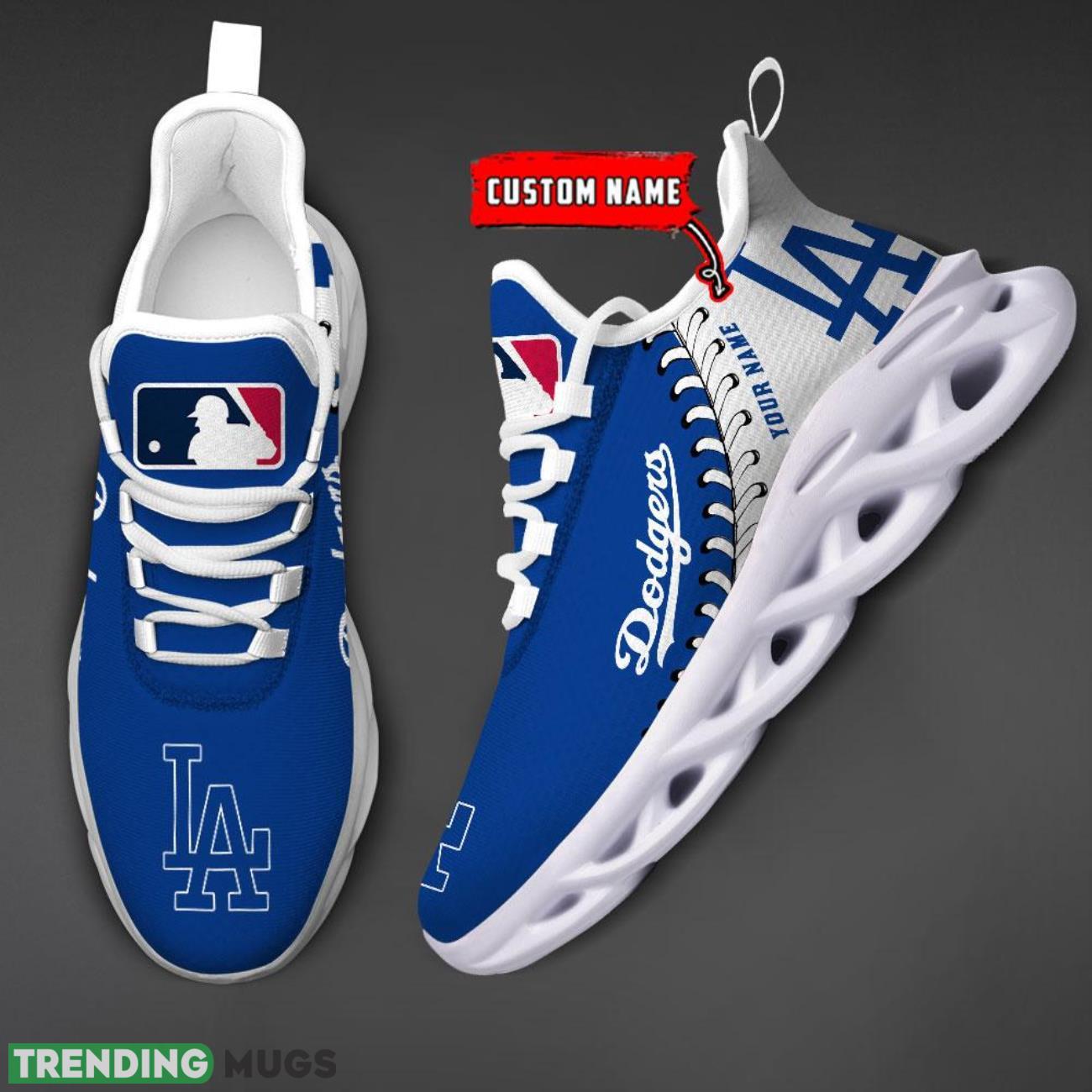 Custom Name Los Angeles Dodgers Max Soul Shoes Chunky Sneakers Custom Name Max Soul Custom Name Los Angeles Dodgers Max Soul Shoes Chunky Sneakers Custom Name Max Soul