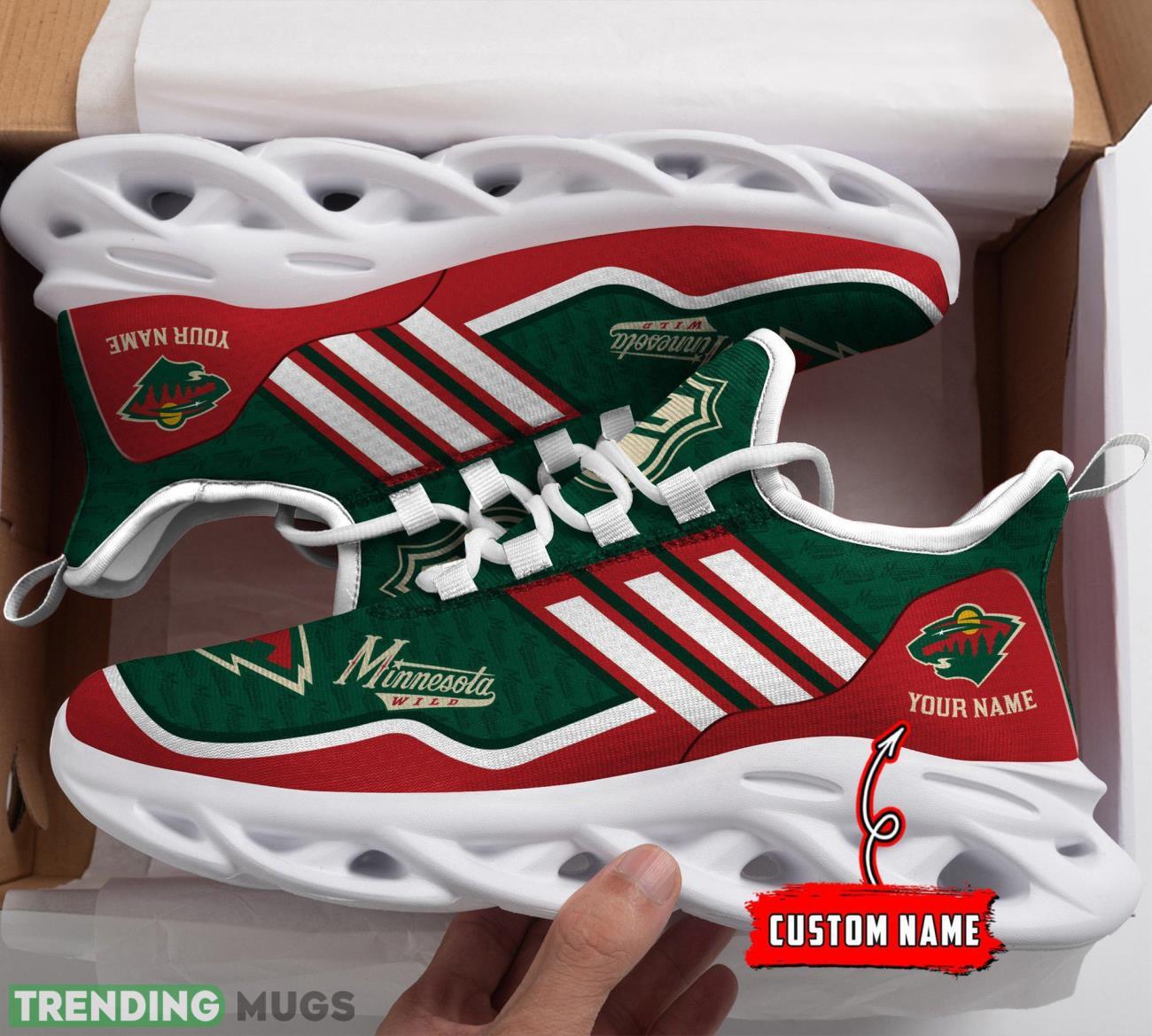 Custom Name Minnesota Wild CAMO Personalized Gift Max Soul Shoes Max Soul Custom Name Minnesota Wild CAMO Personalized Gift Max Soul Shoes Max Soul