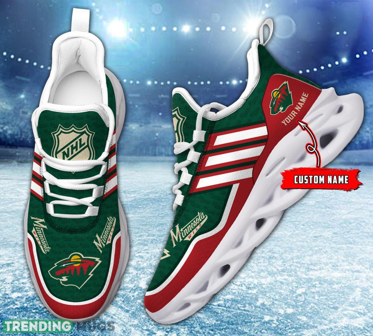Custom Name Minnesota Wild CAMO Personalized Gift Max Soul Shoes Product Photo 1 Custom Name Minnesota Wild CAMO Personalized Gift Max Soul Shoes Product Photo 1