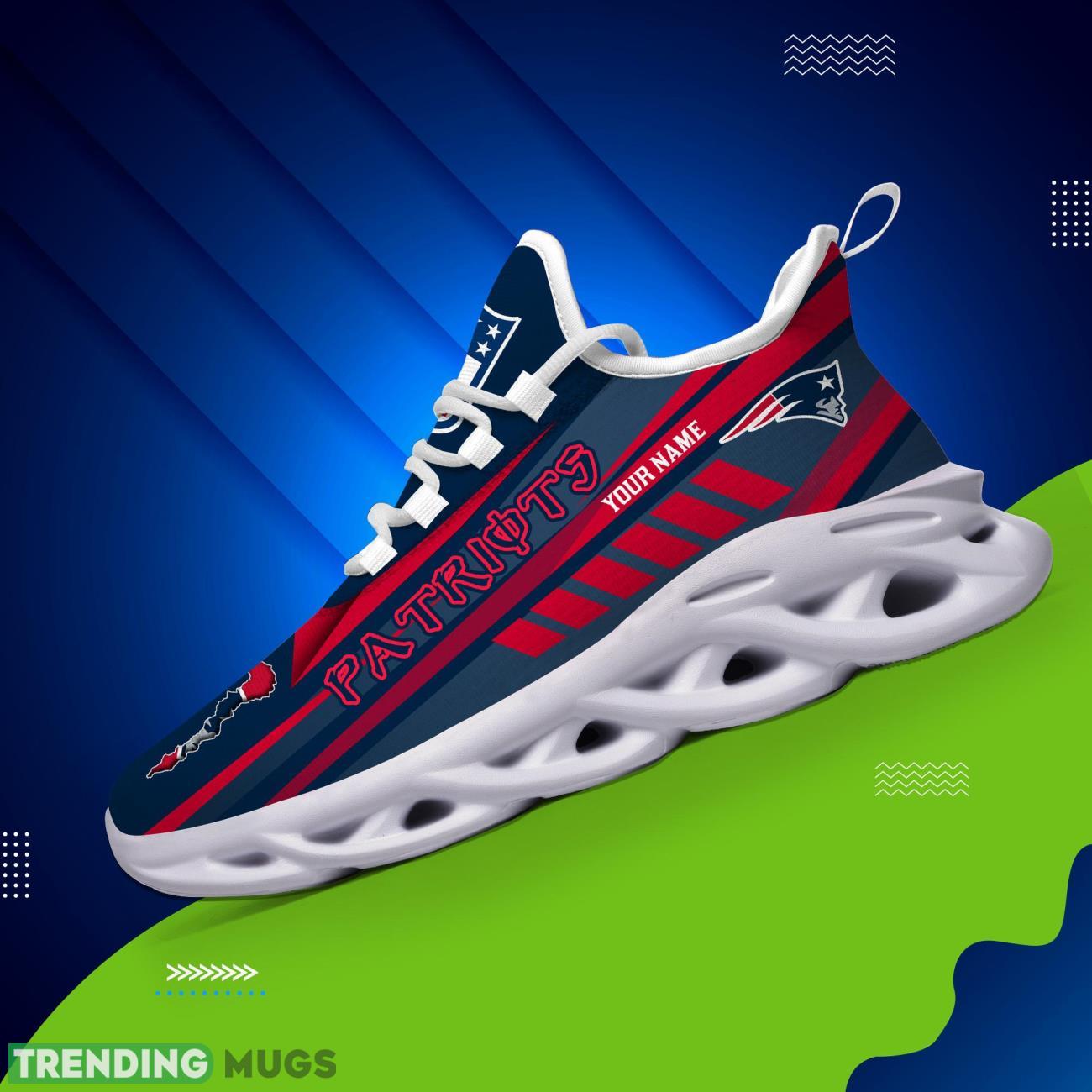 Custom Name New England Patriots Custom Name For Fans Max Soul Sneakers Max Soul Custom Name New England Patriots Custom Name For Fans Max Soul Sneakers Max Soul