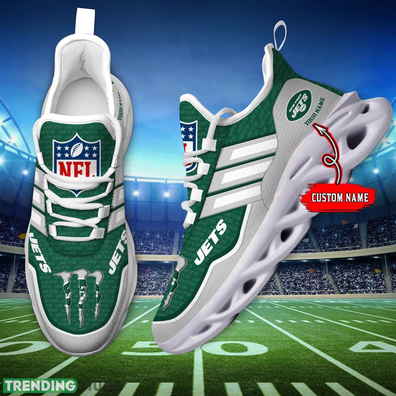 Custom Name New York Jets Personalized Sneakers Max Soul Shoes For Fans Product Photo 1 Custom Name New York Jets Personalized Sneakers Max Soul Shoes For Fans Product Photo 1