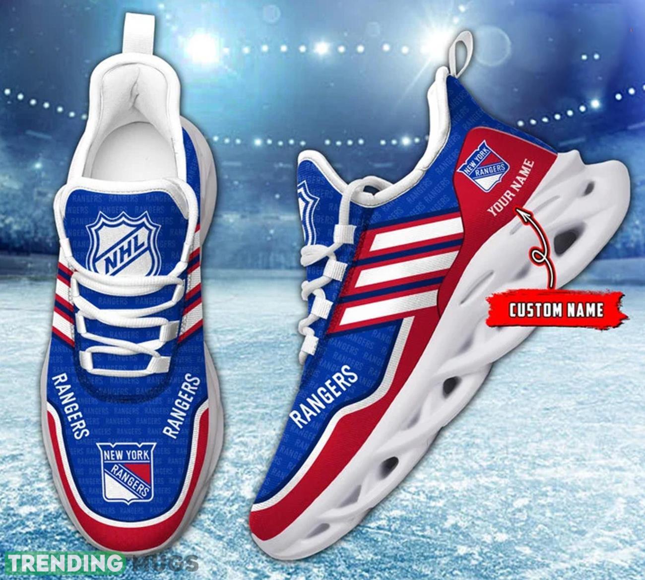 Custom Name New York Rangers CAMO Personalized Gift Max Soul Shoes Product Photo 1