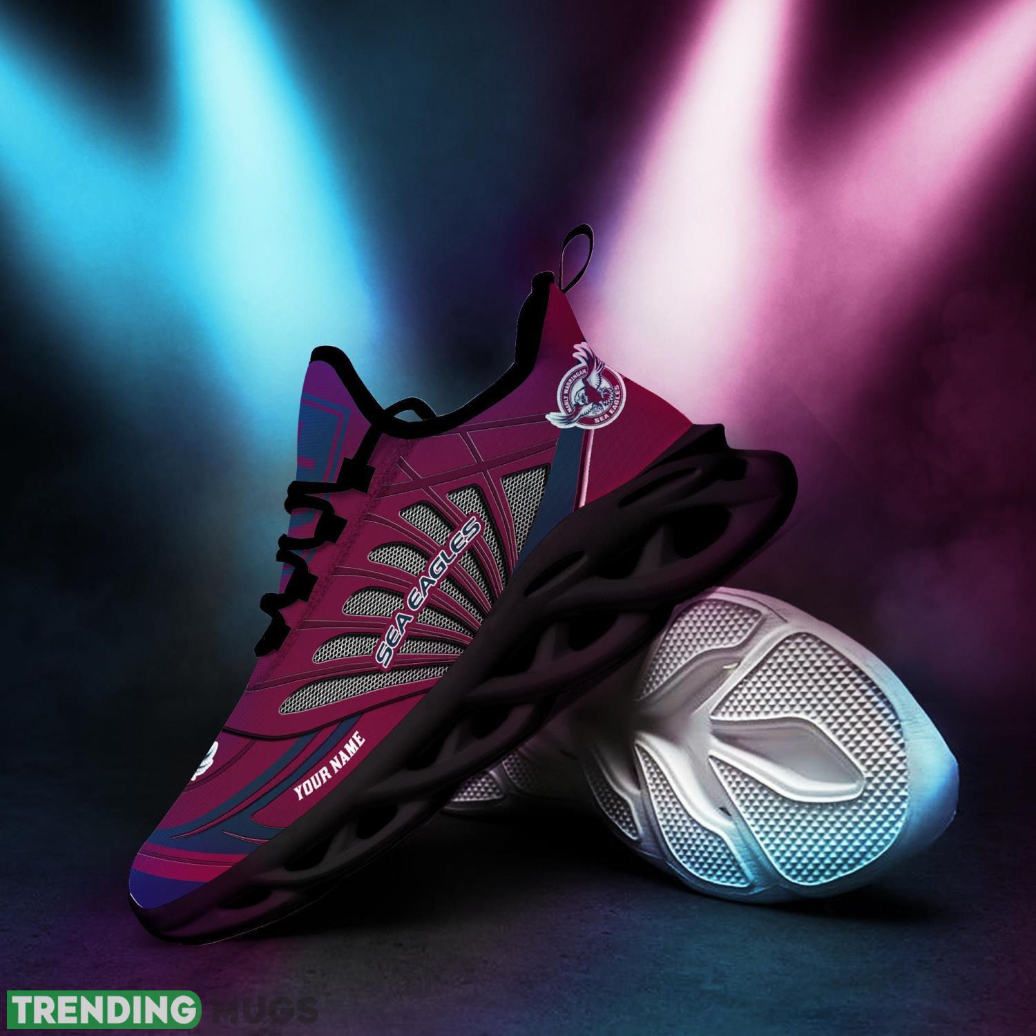 Custom Name Nrl Teams Manly Sea Eagles Personalized Name Max Soul Shoes Gift For Fans Sport Max Soul Custom Name Nrl Teams Manly Sea Eagles Personalized Name Max Soul Shoes Gift For Fans Sport Max Soul