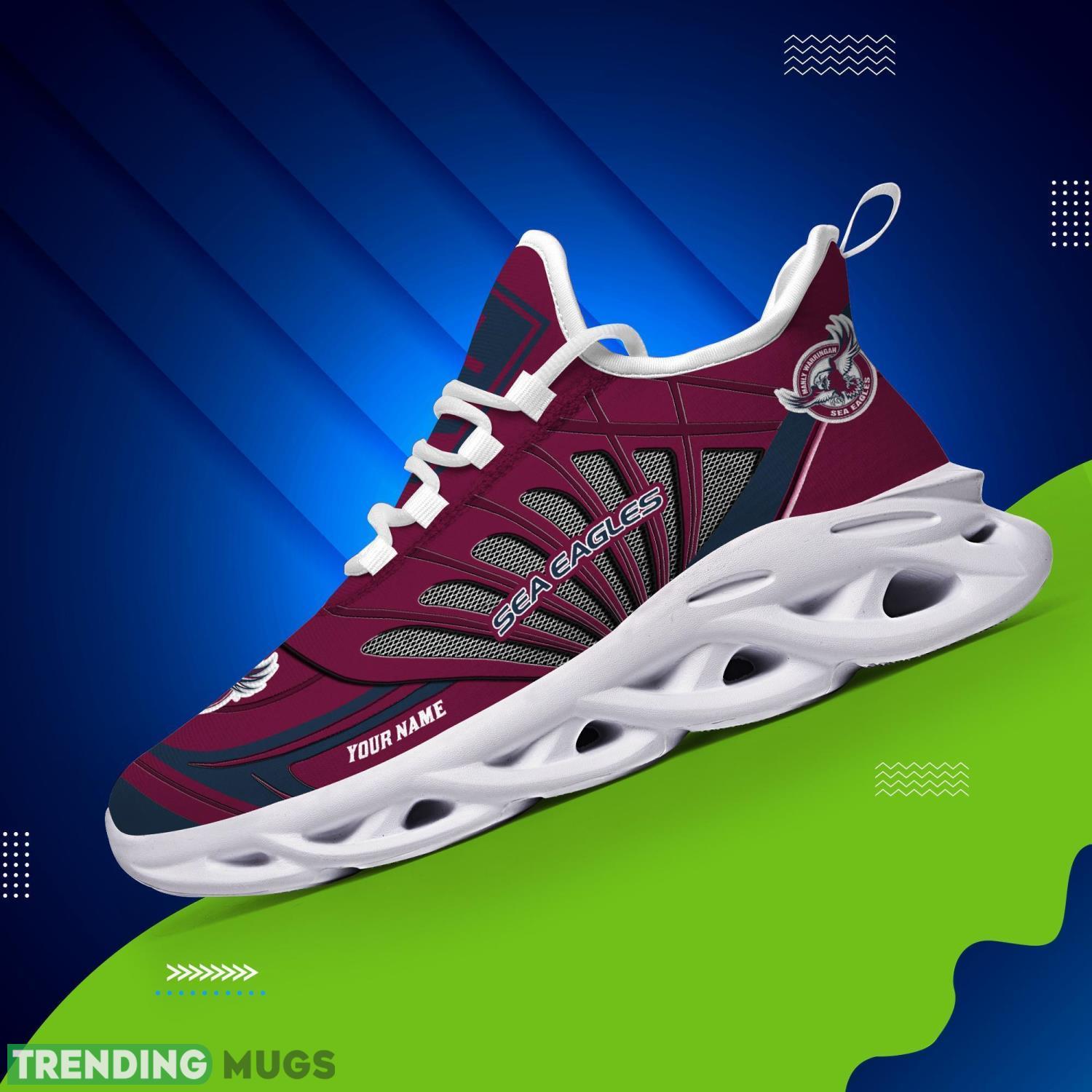 Custom Name Nrl Teams Manly Sea Eagles Personalized Name Max Soul Shoes Gift For Fans Sport Max Soul Custom Name Nrl Teams Manly Sea Eagles Personalized Name Max Soul Shoes Gift For Fans Sport Max Soul