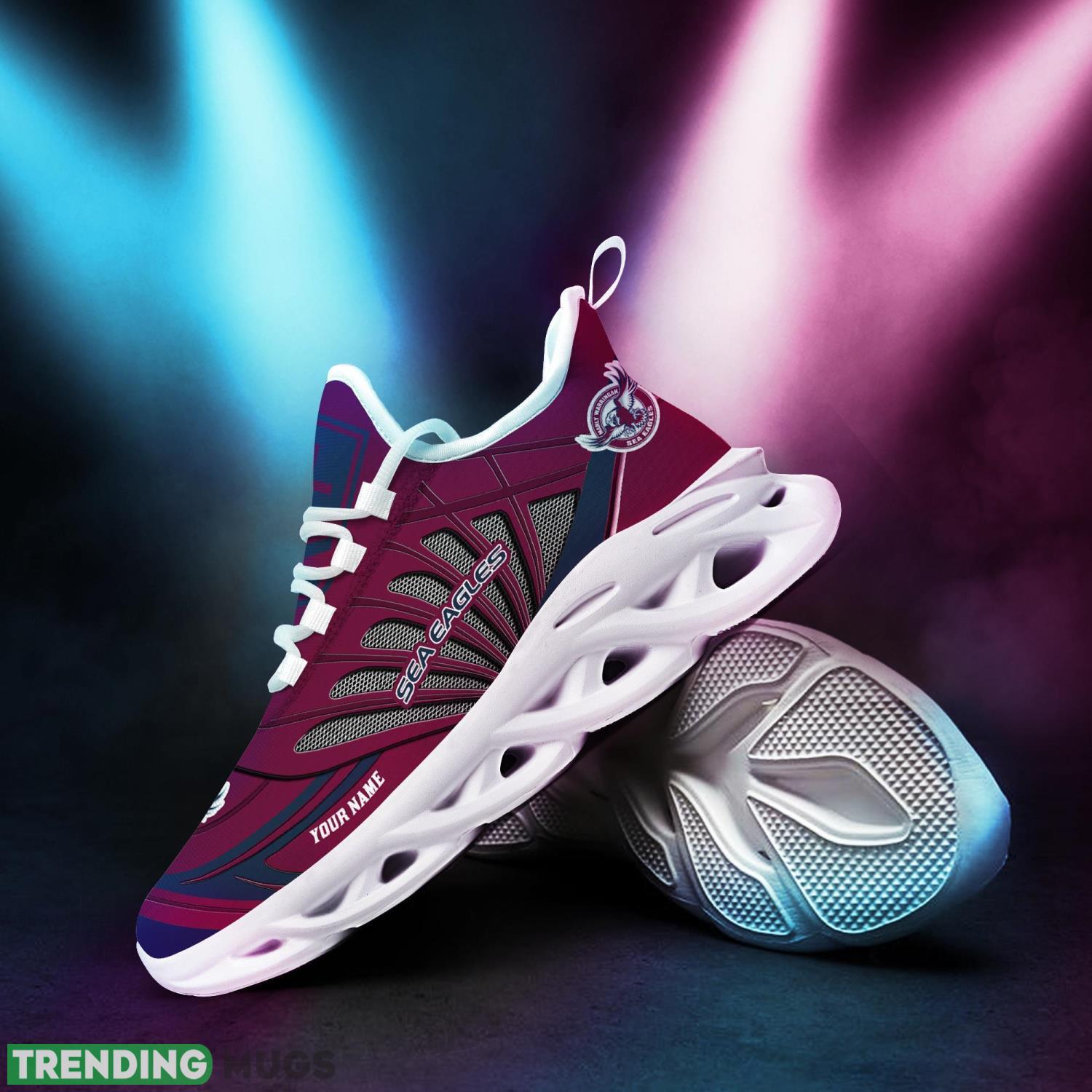 Custom Name Nrl Teams Manly Sea Eagles Personalized Name Max Soul Shoes Gift For Fans Sport Max Soul Custom Name Nrl Teams Manly Sea Eagles Personalized Name Max Soul Shoes Gift For Fans Sport Max Soul