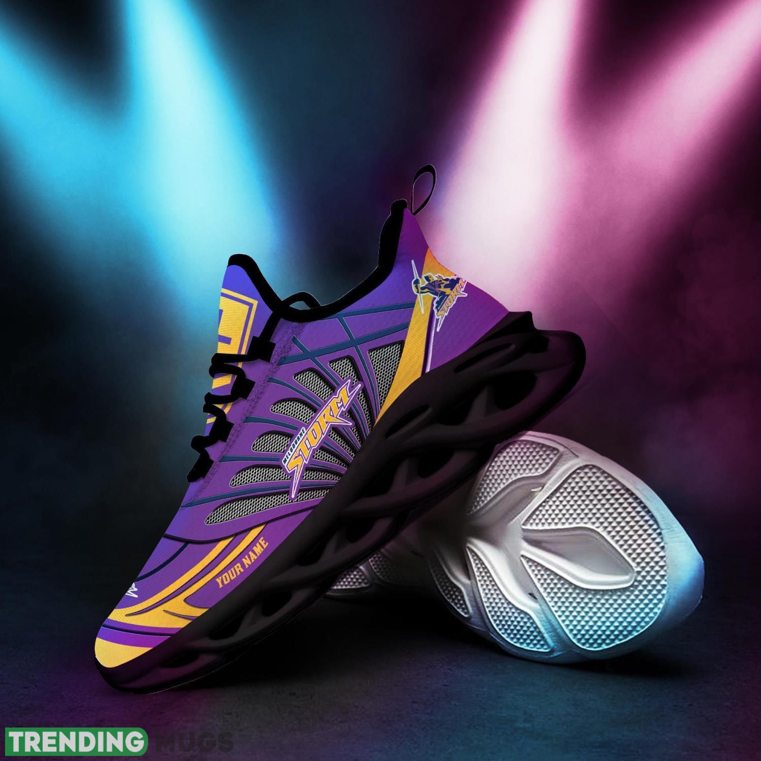 Custom Name Nrl Teams Melbourne Storm Personalized Name Max Soul Shoes Gift For Fans Sport Max Soul Custom Name Nrl Teams Melbourne Storm Personalized Name Max Soul Shoes Gift For Fans Sport Max Soul