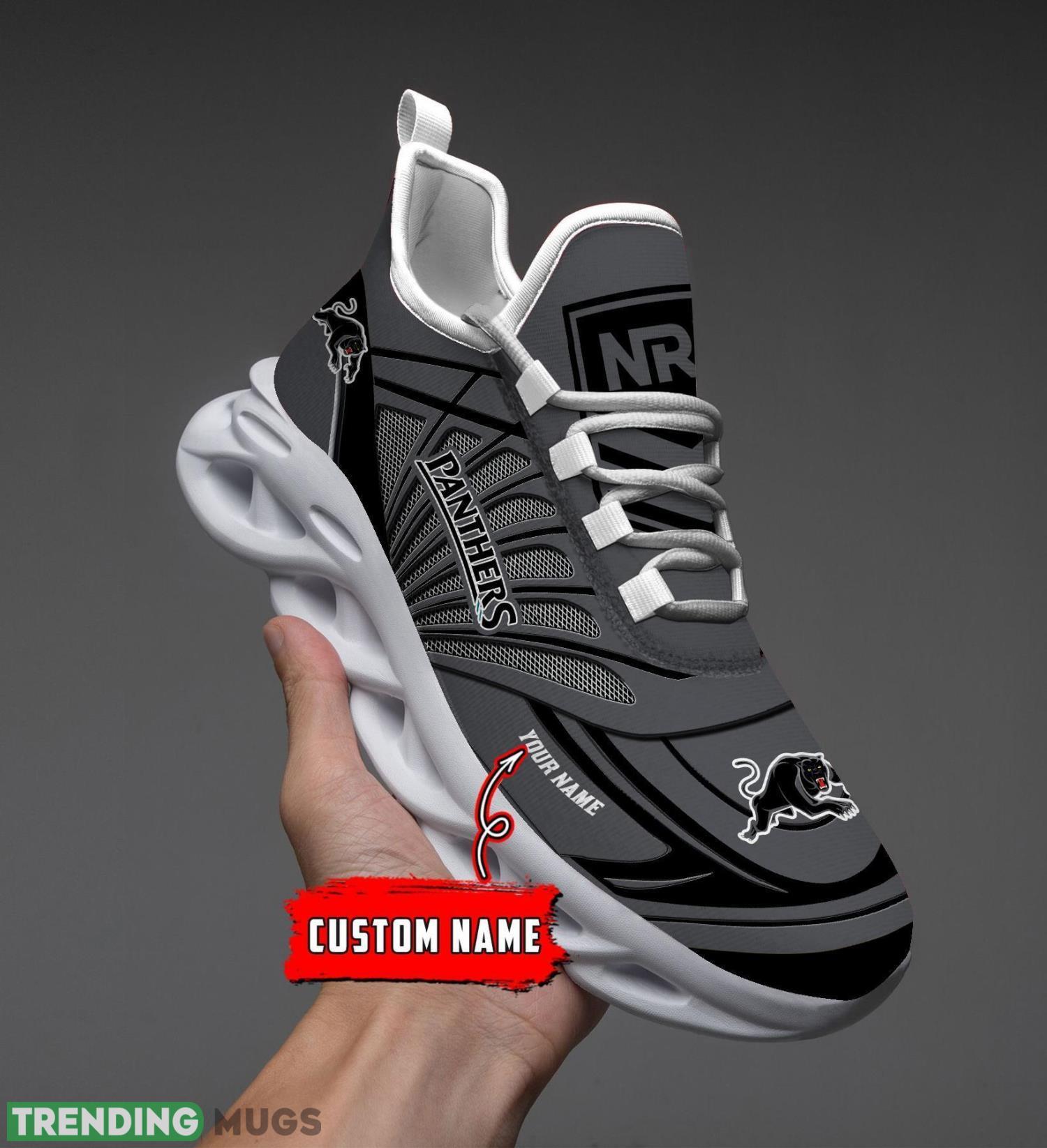Custom Name Nrl Teams Penrith Panthers Personalized Name Max Soul Shoes Gift For Fans Sport Product Photo 1 Custom Name Nrl Teams Penrith Panthers Personalized Name Max Soul Shoes Gift For Fans Sport Product Photo 1