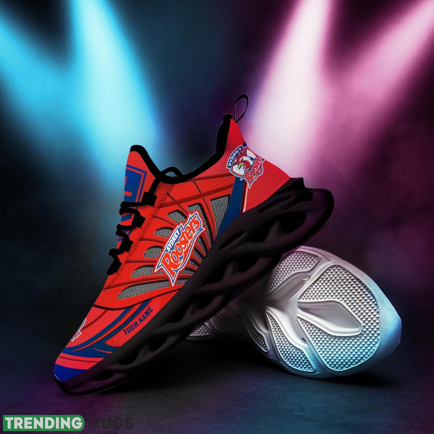 Custom Name Nrl Teams Sydney Roosters Personalized Name Max Soul Shoes Gift For Fans Sport Max Soul Custom Name Nrl Teams Sydney Roosters Personalized Name Max Soul Shoes Gift For Fans Sport Max Soul