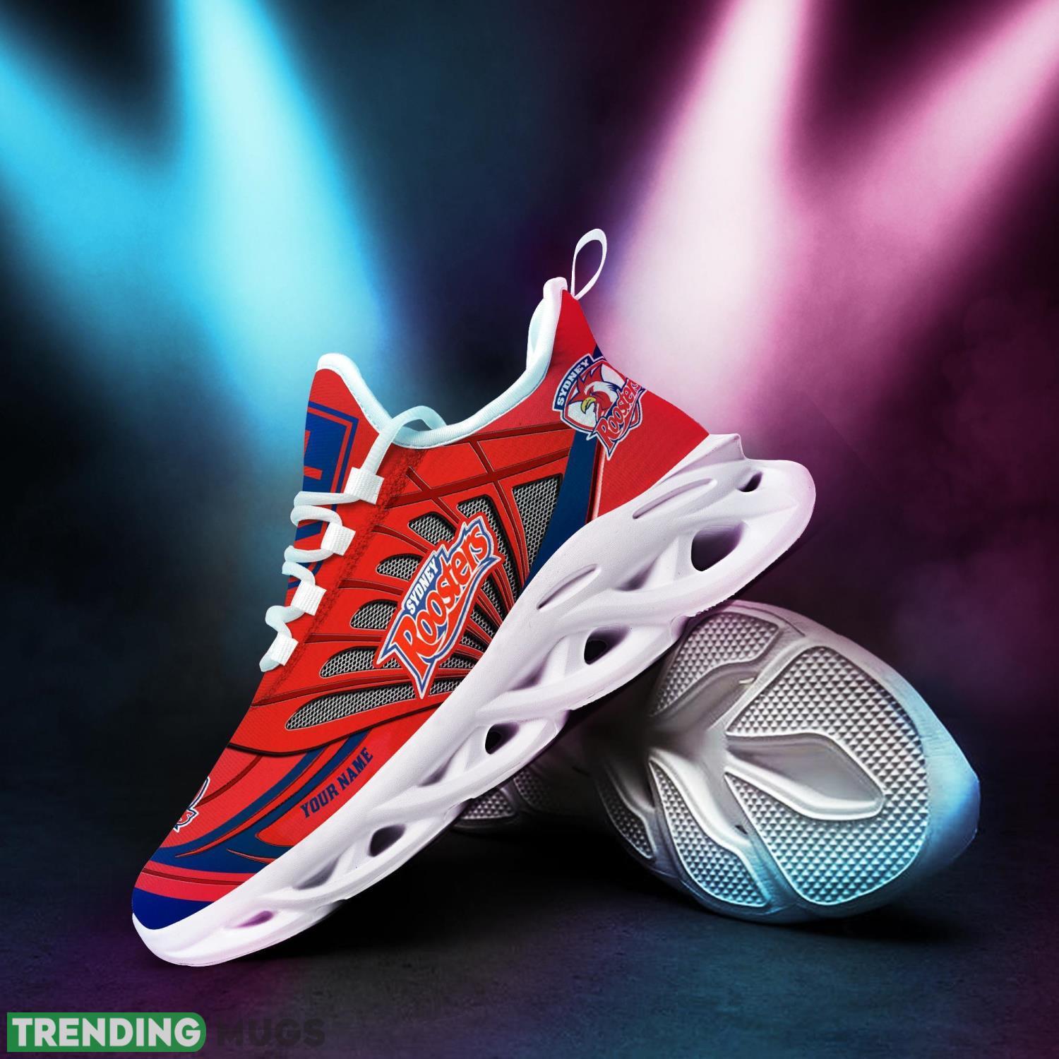 Custom Name Nrl Teams Sydney Roosters Personalized Name Max Soul Shoes Gift For Fans Sport Max Soul Custom Name Nrl Teams Sydney Roosters Personalized Name Max Soul Shoes Gift For Fans Sport Max Soul
