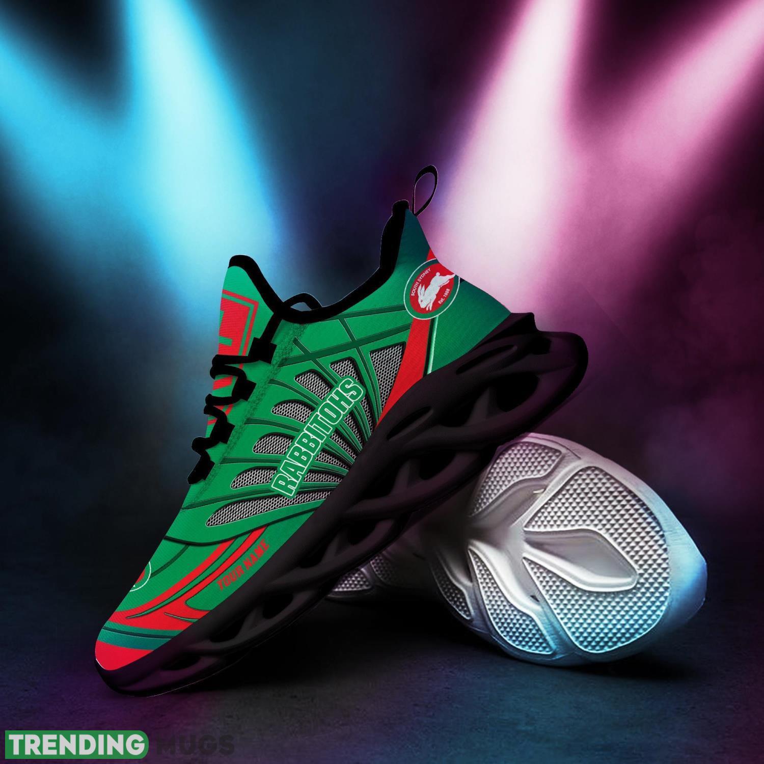 Custom Name NRL TeamsSouth Sydney Rabbitohs Personalized Name Team Max Soul Shoes Max Soul Custom Name NRL TeamsSouth Sydney Rabbitohs Personalized Name Team Max Soul Shoes Max Soul