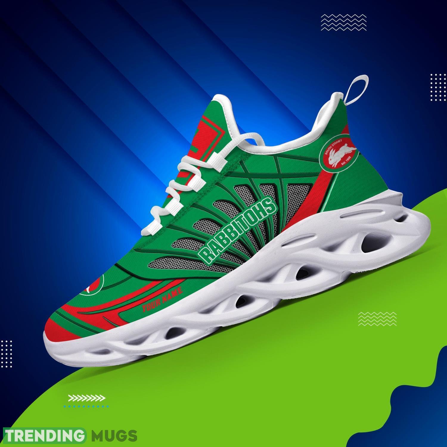 Custom Name NRL TeamsSouth Sydney Rabbitohs Personalized Name Team Max Soul Shoes Max Soul Custom Name NRL TeamsSouth Sydney Rabbitohs Personalized Name Team Max Soul Shoes Max Soul