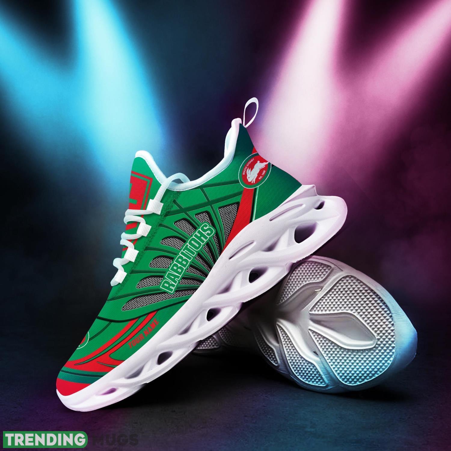 Custom Name NRL TeamsSouth Sydney Rabbitohs Personalized Name Team Max Soul Shoes Max Soul Custom Name NRL TeamsSouth Sydney Rabbitohs Personalized Name Team Max Soul Shoes Max Soul
