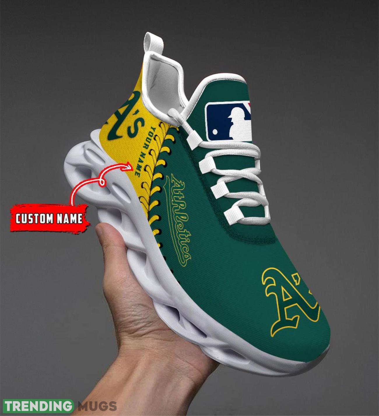 Custom Name Oakland Athletics Max Soul Shoes Chunky Sneakers Custom Name Max Soul Custom Name Oakland Athletics Max Soul Shoes Chunky Sneakers Custom Name Max Soul