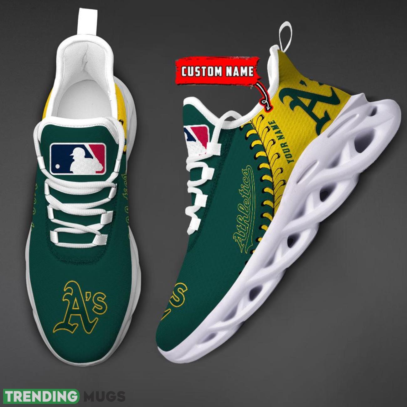 Custom Name Oakland Athletics Max Soul Shoes Chunky Sneakers Custom Name Max Soul Custom Name Oakland Athletics Max Soul Shoes Chunky Sneakers Custom Name Max Soul
