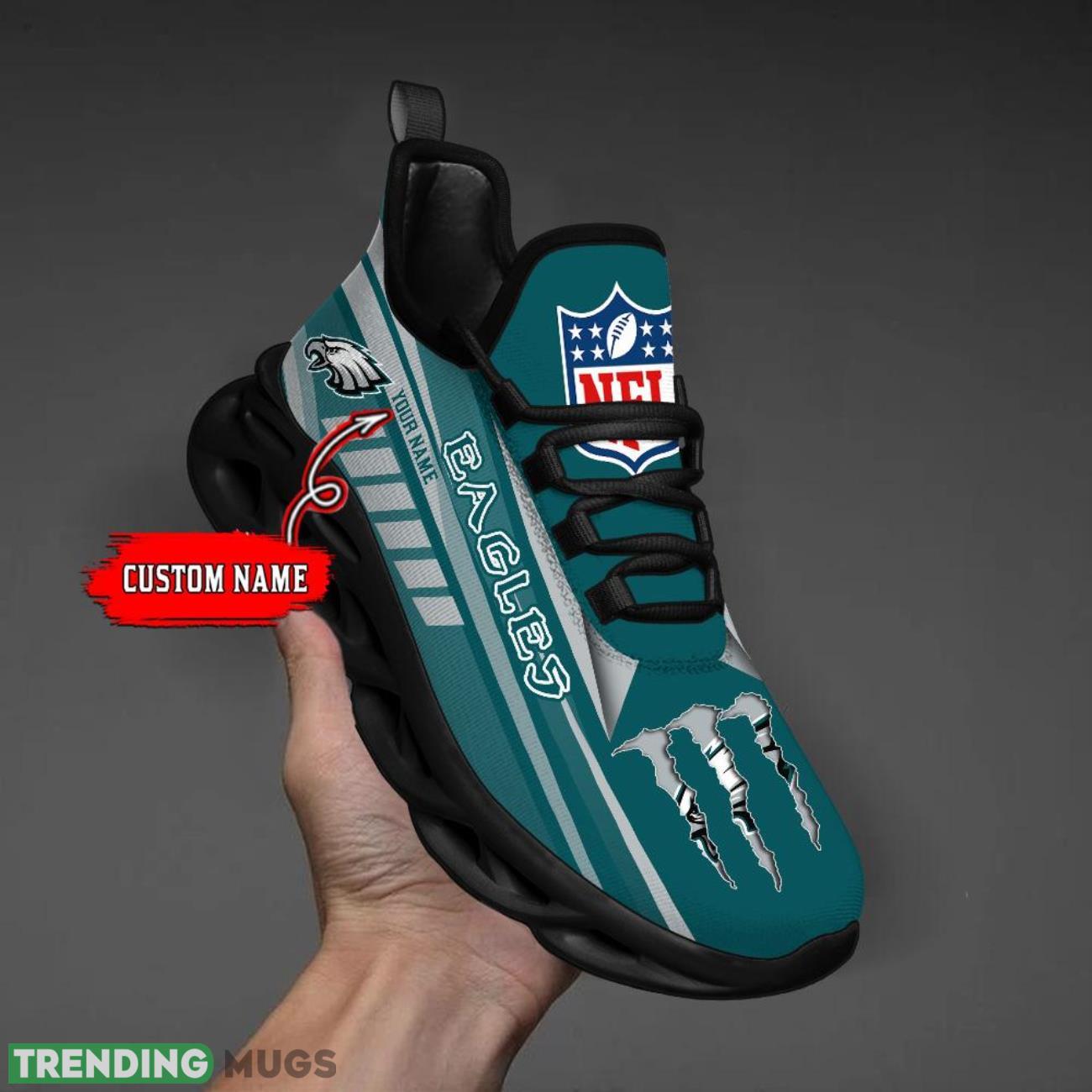 Custom Name Philadelphia Eagles Custom Name For Fans Max Soul Sneakers Max Soul Custom Name Philadelphia Eagles Custom Name For Fans Max Soul Sneakers Max Soul