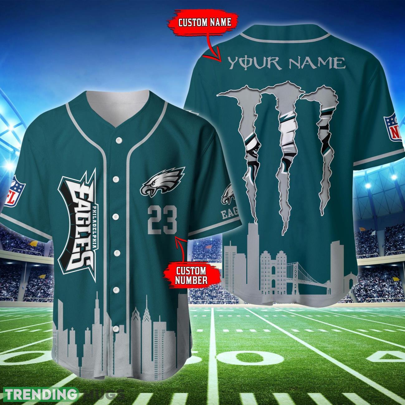 Custom Name Philadelphia Eagles Personalized Sneakers Max Soul Shoes For Fans Max Soul Custom Name Philadelphia Eagles Personalized Sneakers Max Soul Shoes For Fans Max Soul