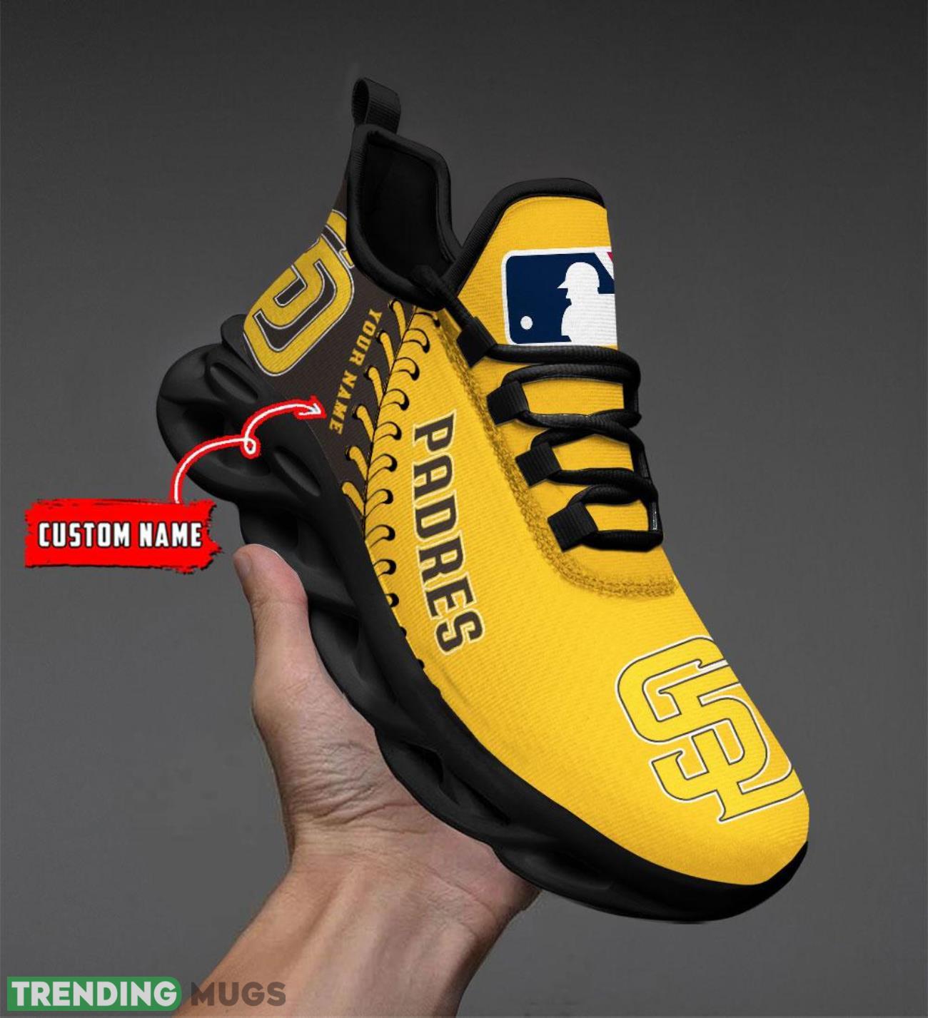 Custom Name San Diego Padres Max Soul Shoes Chunky Sneakers Custom Name Max Soul Custom Name San Diego Padres Max Soul Shoes Chunky Sneakers Custom Name Max Soul