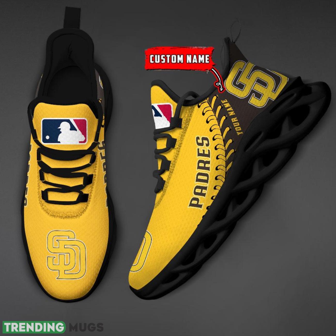 Custom Name San Diego Padres Max Soul Shoes Chunky Sneakers Custom Name Max Soul Custom Name San Diego Padres Max Soul Shoes Chunky Sneakers Custom Name Max Soul