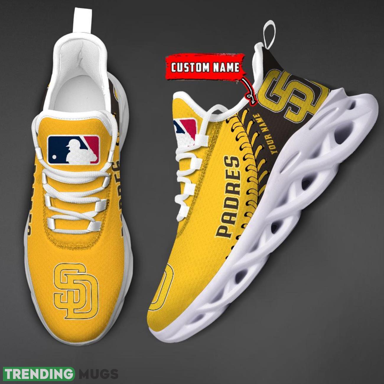 Custom Name San Diego Padres Max Soul Shoes Chunky Sneakers Custom Name Max Soul Custom Name San Diego Padres Max Soul Shoes Chunky Sneakers Custom Name Max Soul