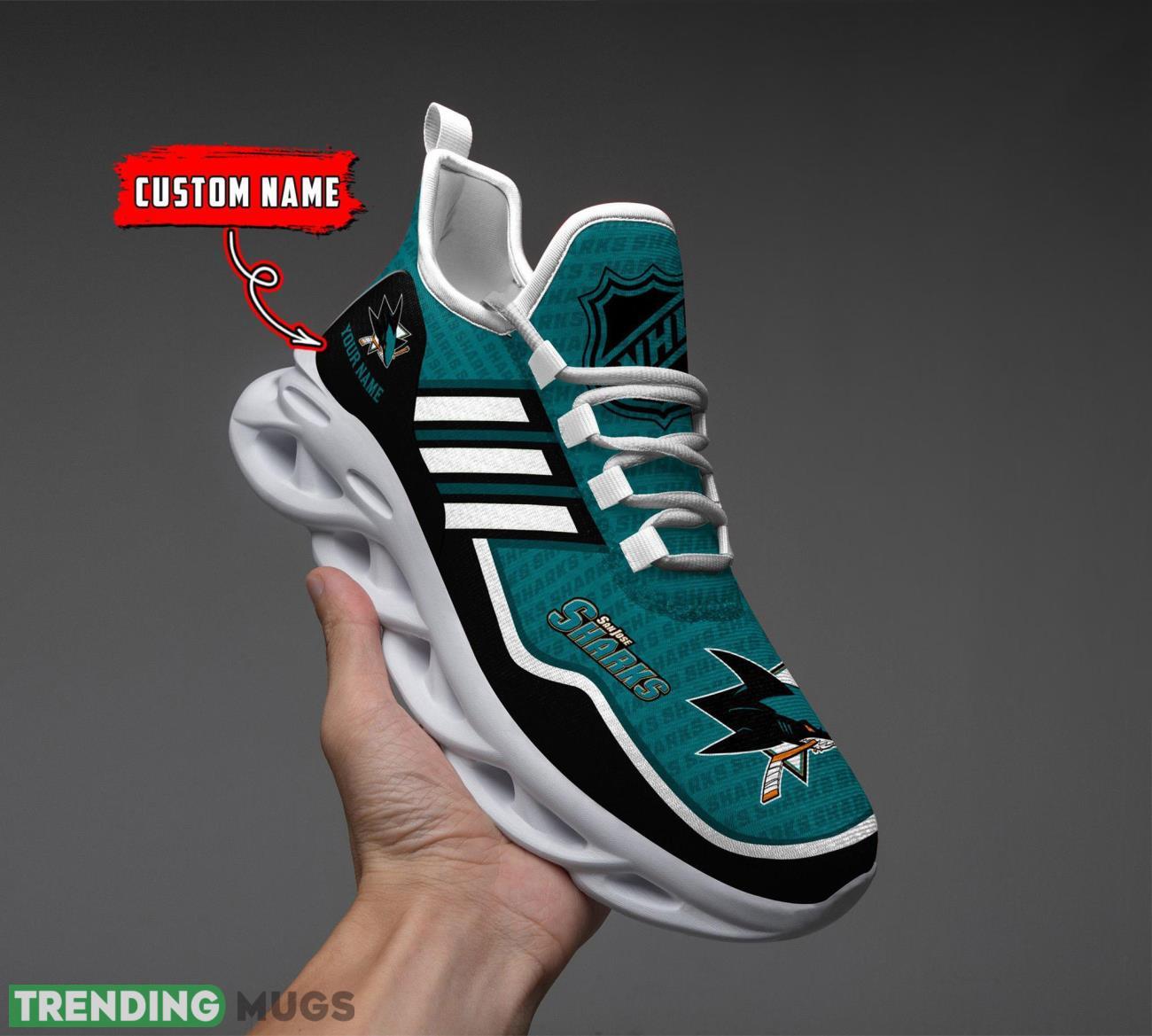 Custom Name San Jose Sharks CAMO Personalized Gift Max Soul Shoes Max Soul Custom Name San Jose Sharks CAMO Personalized Gift Max Soul Shoes Max Soul