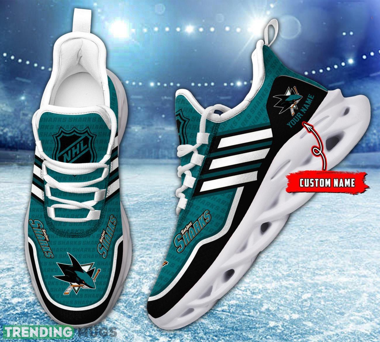 Custom Name San Jose Sharks CAMO Personalized Gift Max Soul Shoes Product Photo 1 Custom Name San Jose Sharks CAMO Personalized Gift Max Soul Shoes Product Photo 1