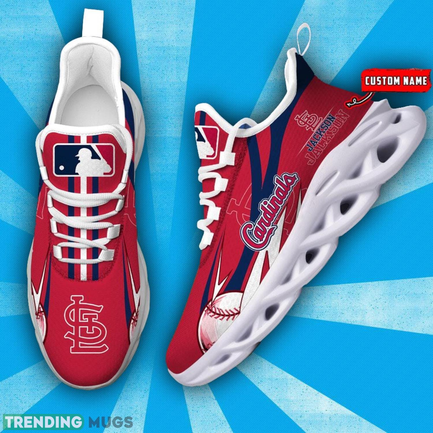 Custom Name St Louis Cardinals Personalized Sneakers Max Soul Shoes Max Soul Custom Name St Louis Cardinals Personalized Sneakers Max Soul Shoes Max Soul